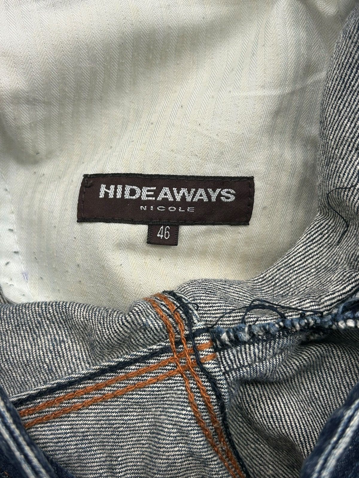 Japanese Brand Y2k Hideaways Nicole Mud Wash Rivet Button Size US 31 - 12 Thumbnail
