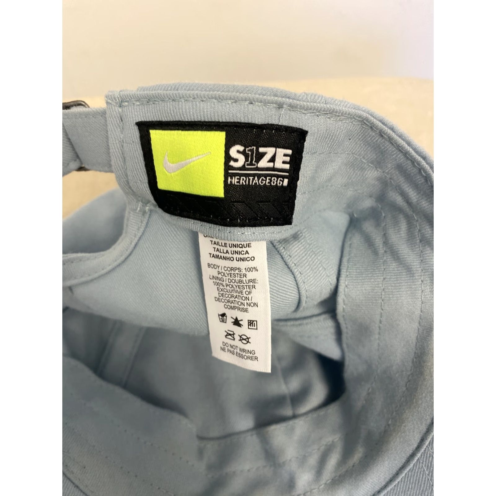 Nike Nike Adjustable Strapback Baseball Cap Gray Golf Dad Casual One Size Mens Size ONE SIZE - 5 Thumbnail