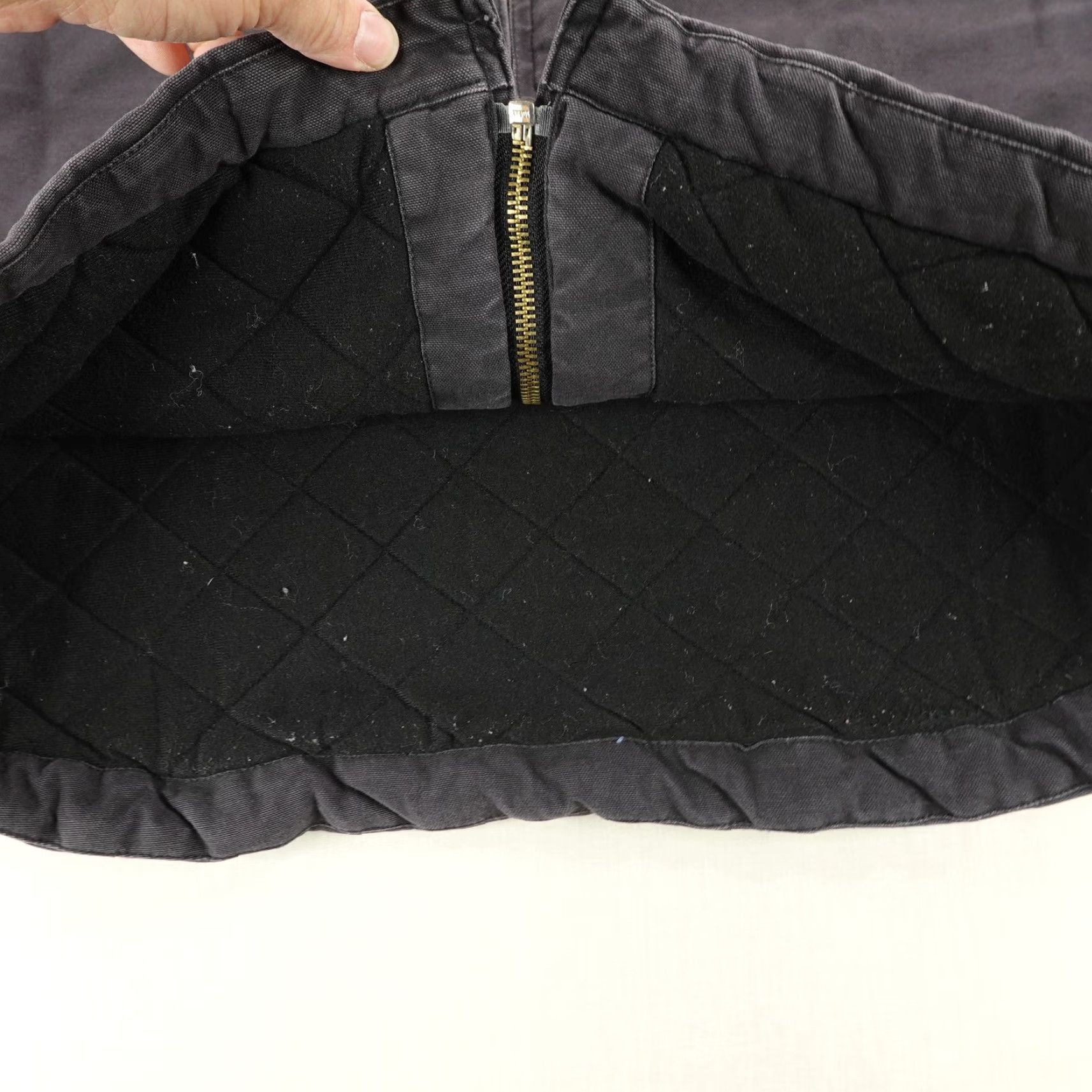 Dickies Dickies Vest Mens 2XL Black Canvas Quilt Lined Full Zip Workwear Utility Vest Size US XXL / EU 58 / 5 - 5 Thumbnail