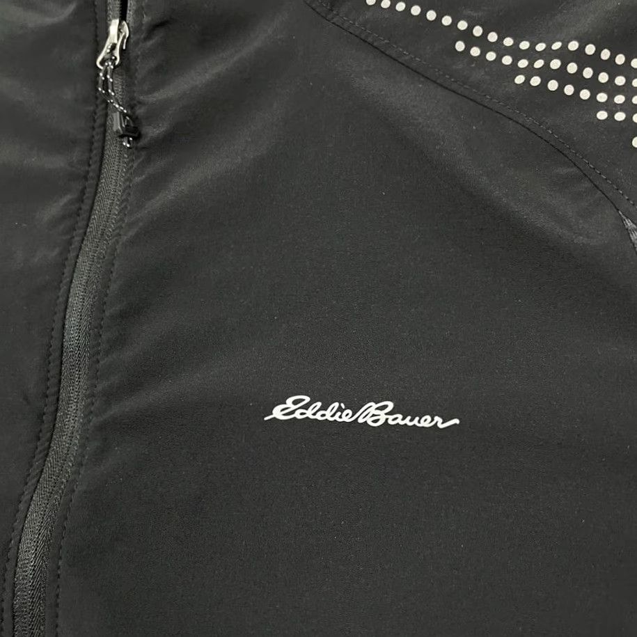 Eddie Bauer Eddie Bauer High Route Jacket Mens M Black Grid Fleece Air First Ascent 1/4 Zip Hiking Jacket Size US M / EU 48-50 / 2 - 2 Thumbnail