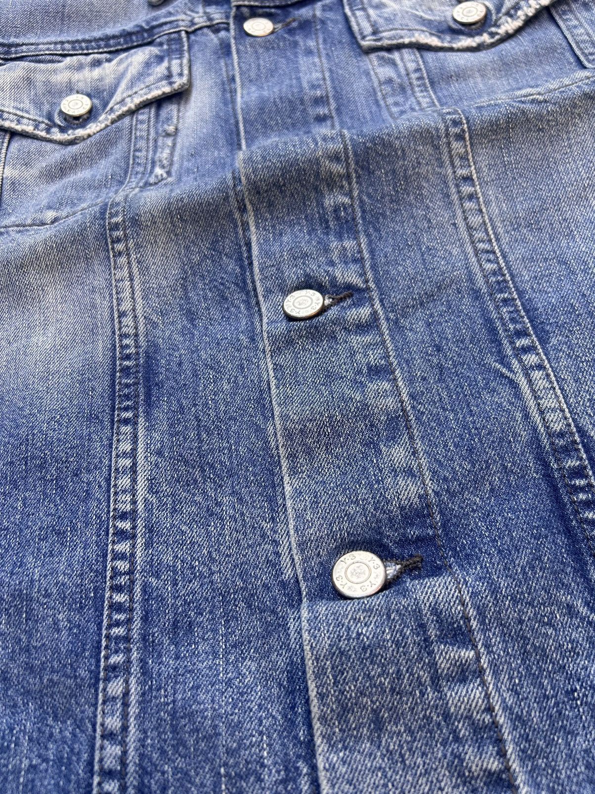 Yohji Yamamoto Sample Y-3 adidas Yohji Yamamoto vintage denim jacket baggy Size US M / EU 48-50 / 2 - 10 Thumbnail
