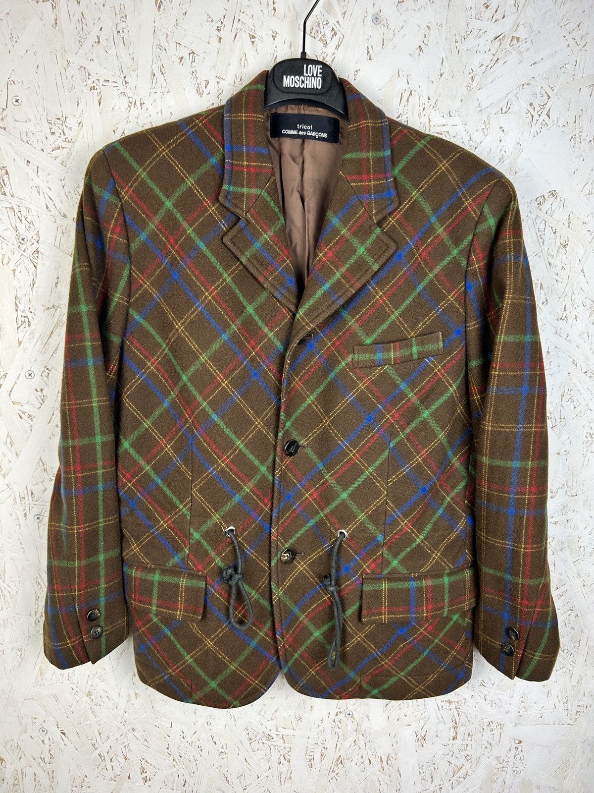 80's tricot COMME des GARÇONS jacket Vintage Archive A/W 1988 D-TK9210 Tricot Comme Des Garcons