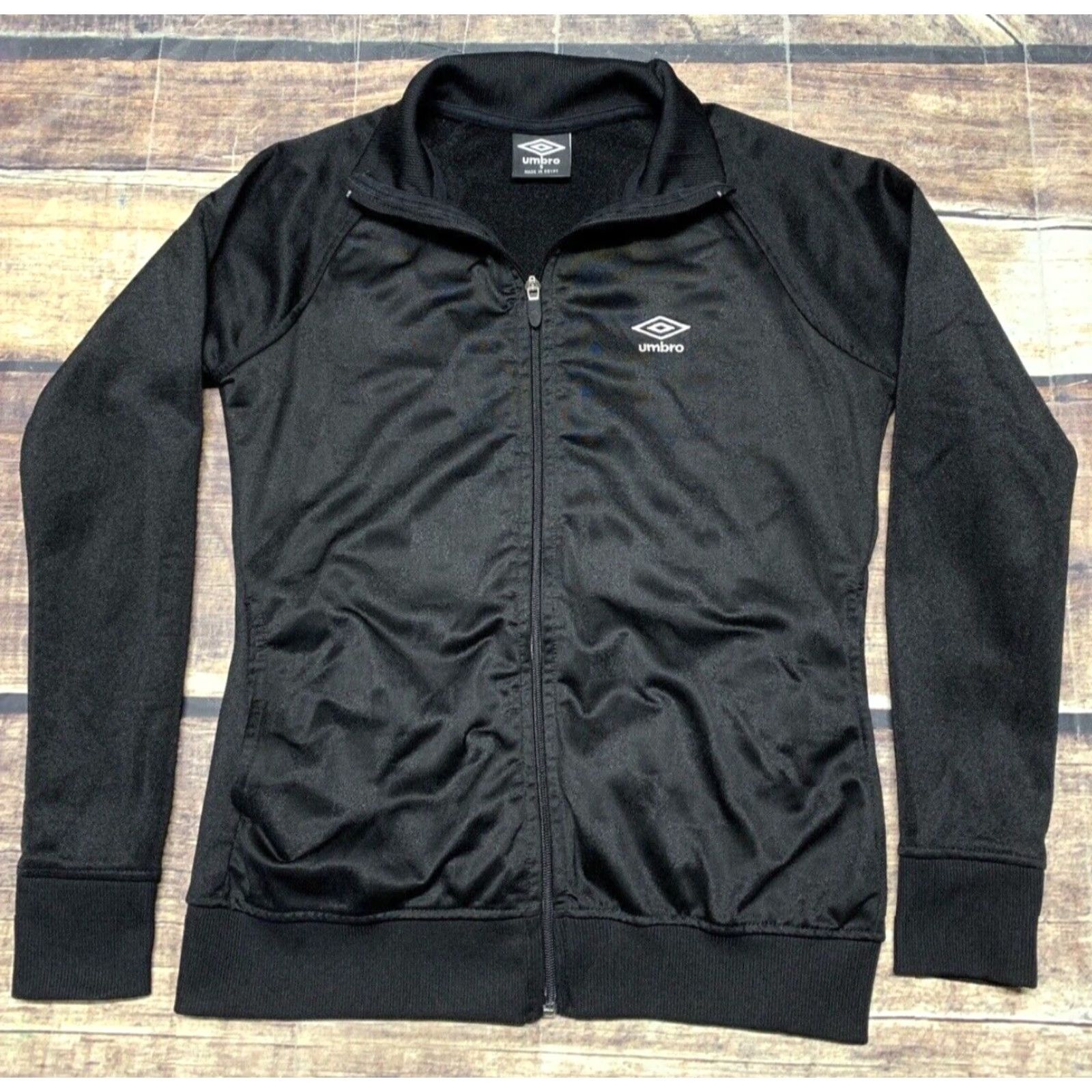 Umbro Umbro Track Jacket Women's Size S Black Full Zip Activewear Athleisure Size S / US 4 / IT 40 - 2 Thumbnail