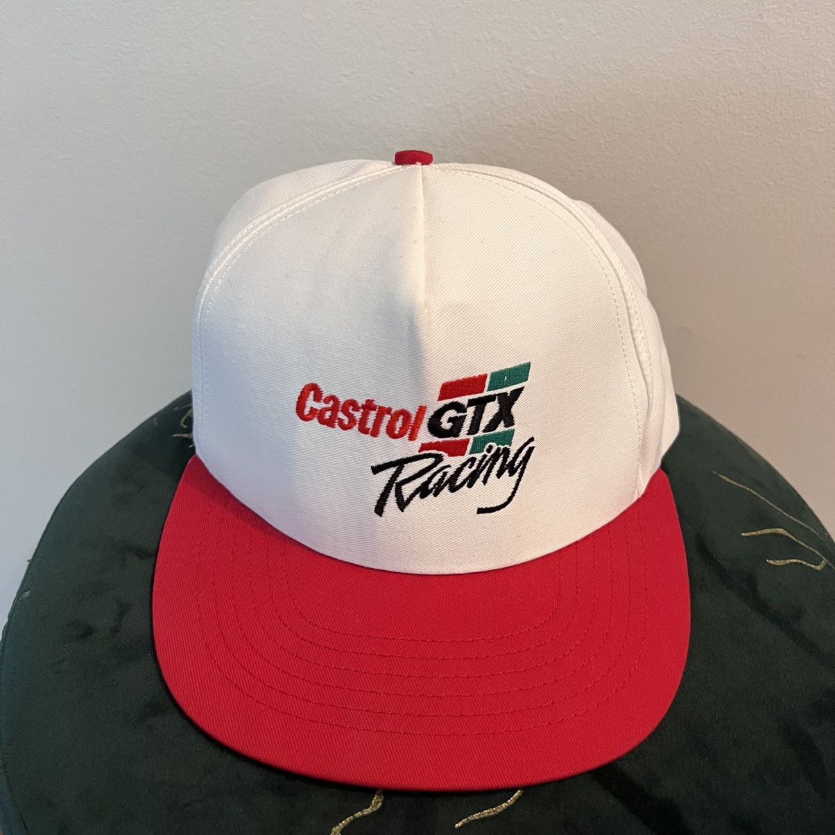 Nomad Vintage Castrol GTX Racing Hat White Snapback Hat Size ONE SIZE - 2 Thumbnail