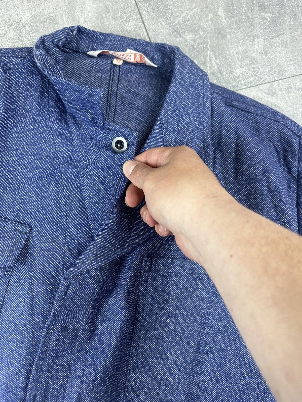 Le Laboureur Vintage Retro 70S Fischer Pecheur WorkWear Chore Jacket Size US L / EU 52-54 / 3 - 11 Thumbnail