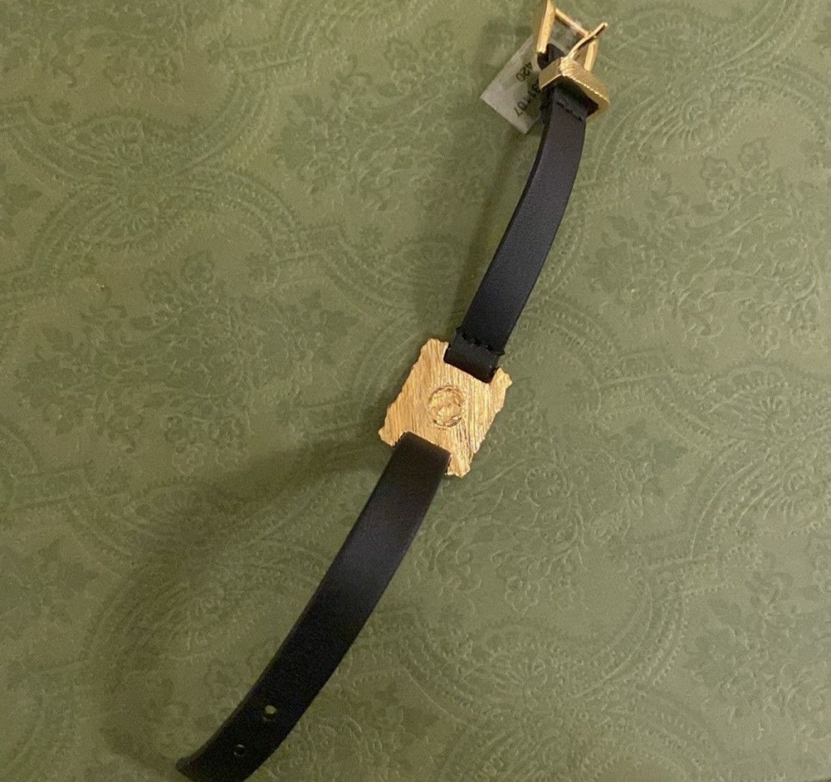 Gucci Gucci metal and leather bracelet Size ONE SIZE - 5 Thumbnail