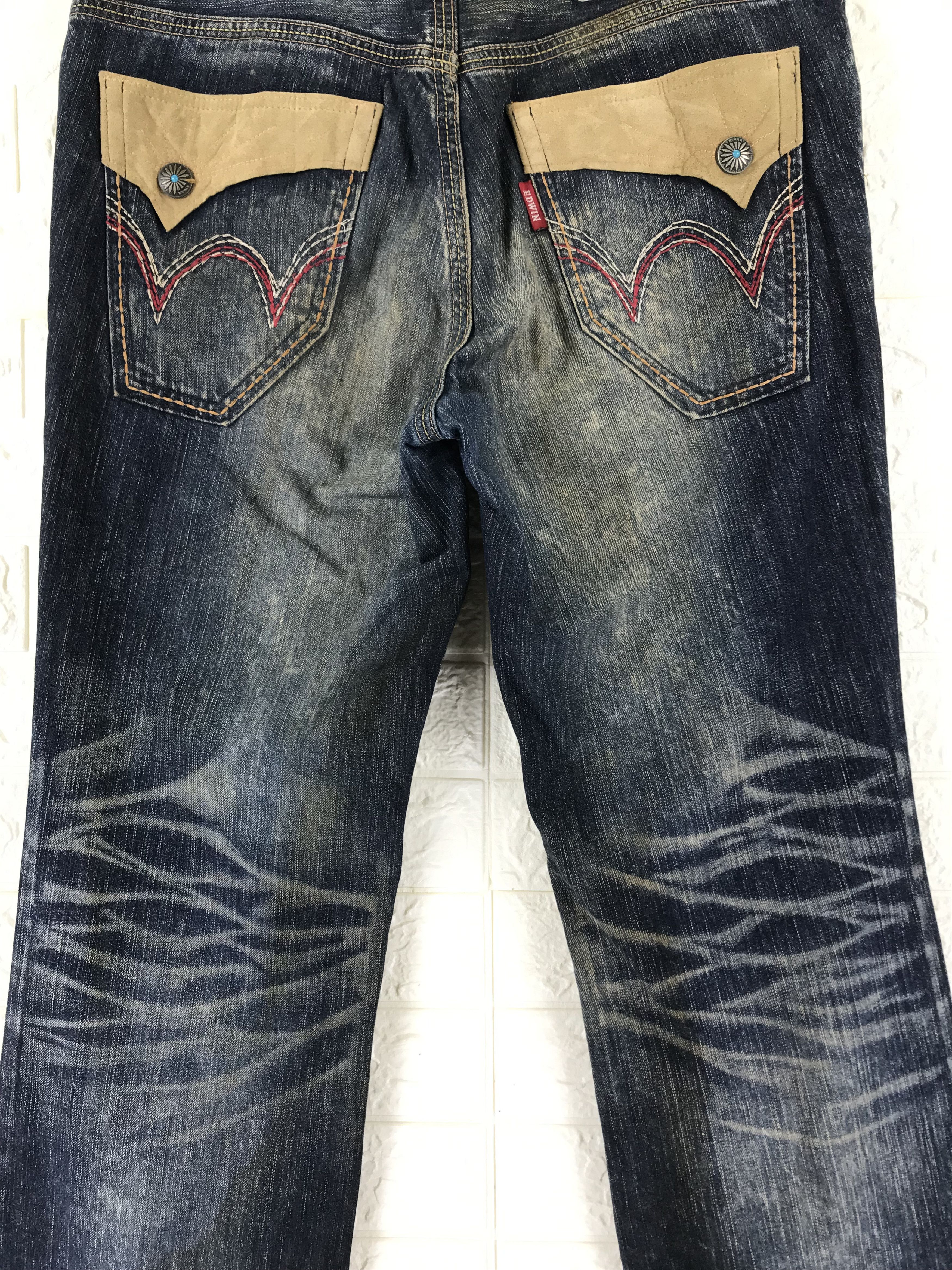 Edwin Vintage Edwin XV Faded Blue Flare Jeans Size US 34 / EU 50 - 7 Thumbnail