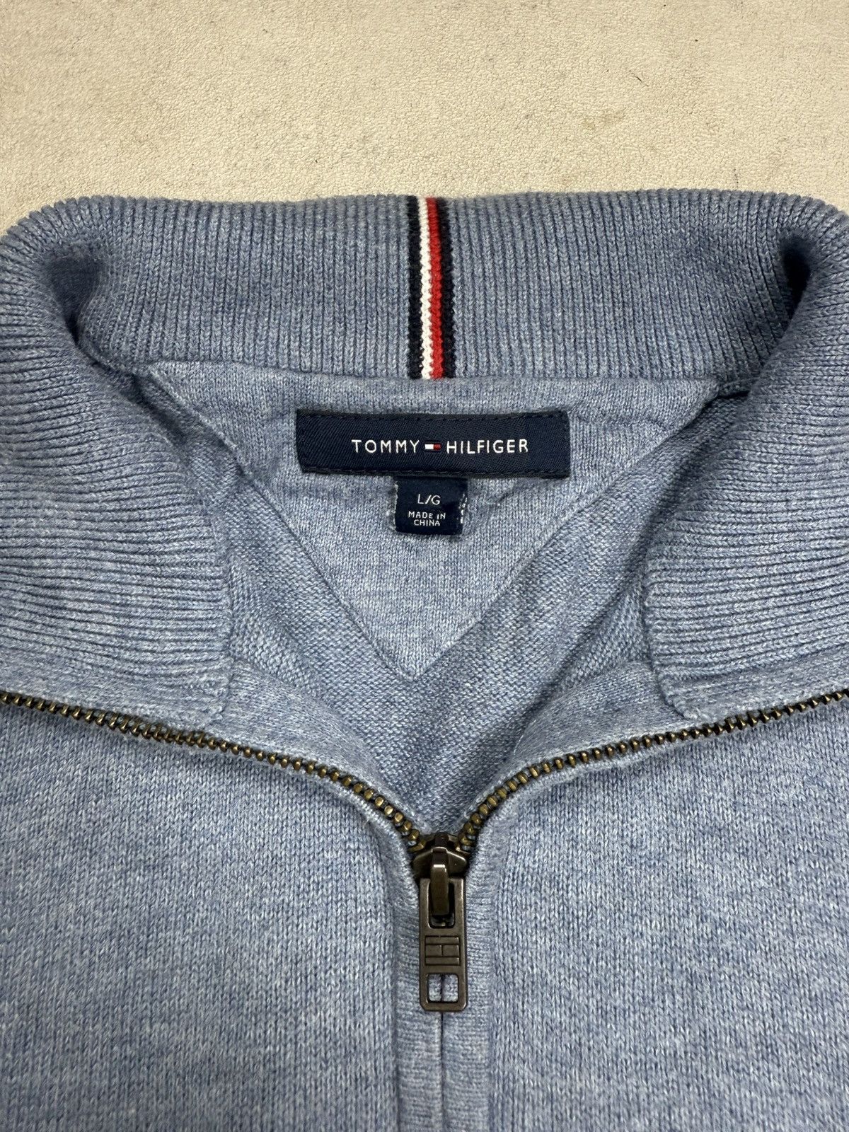 Tommy Hilfiger Tommy Hilfiger Knit Half Zip Sweater Jumper Size US L / EU 52-54 / 3 - 5 Thumbnail