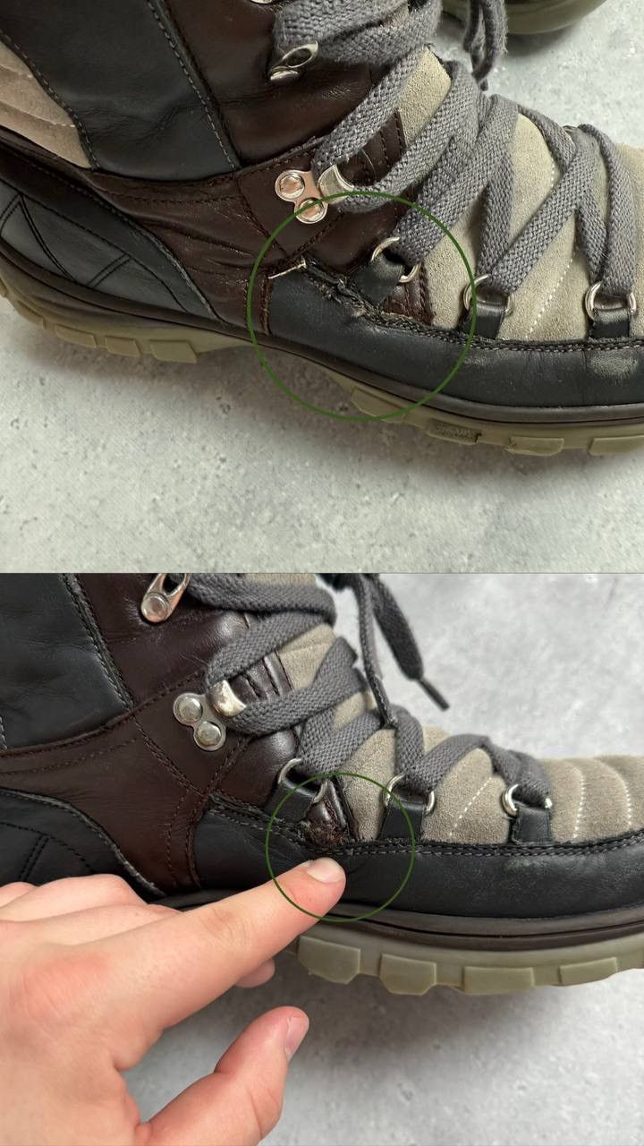 Dolce & Gabbana Dolce & Gabbana DG RTW F/W 2010 Apres Ski Boots Gray/ Brown Size US 10 / EU 43 - 22 Thumbnail