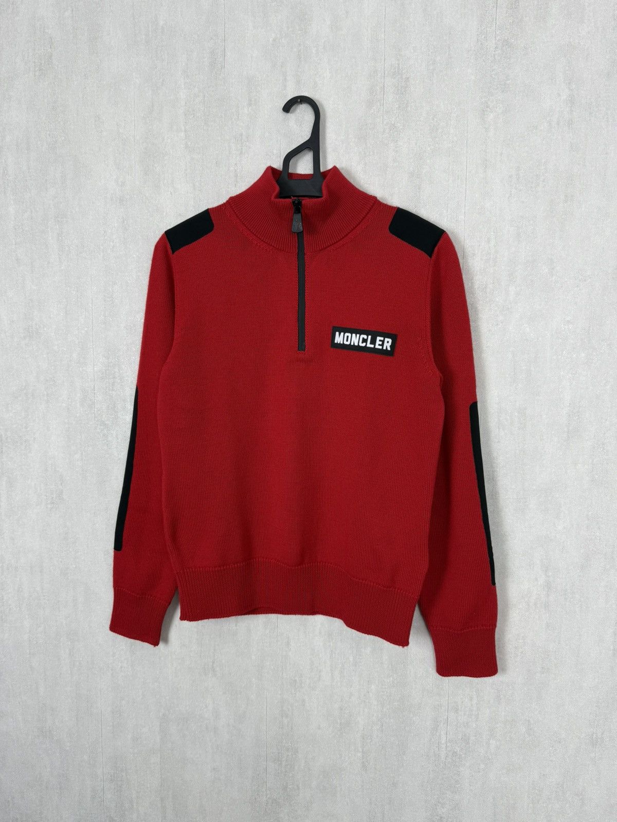Moncler Moncler Maglia Tricot Kids 1/4 Zip Wool Sweater Size 14/164 Size US XS / EU 42 / 0 - 1 Thumbnail