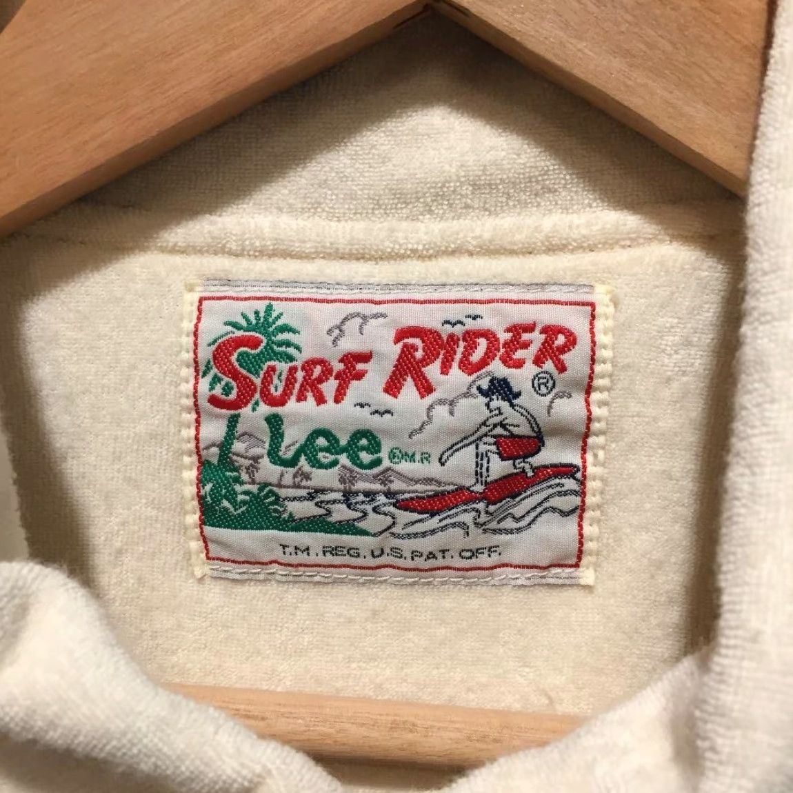 Lee VINTAGE Lee Surf Rider Jacket Mens M Ivory Aloha 2000s Beach Cowgirl Punk All Seasons Sailor Surf Size ONE SIZE - 2 Thumbnail