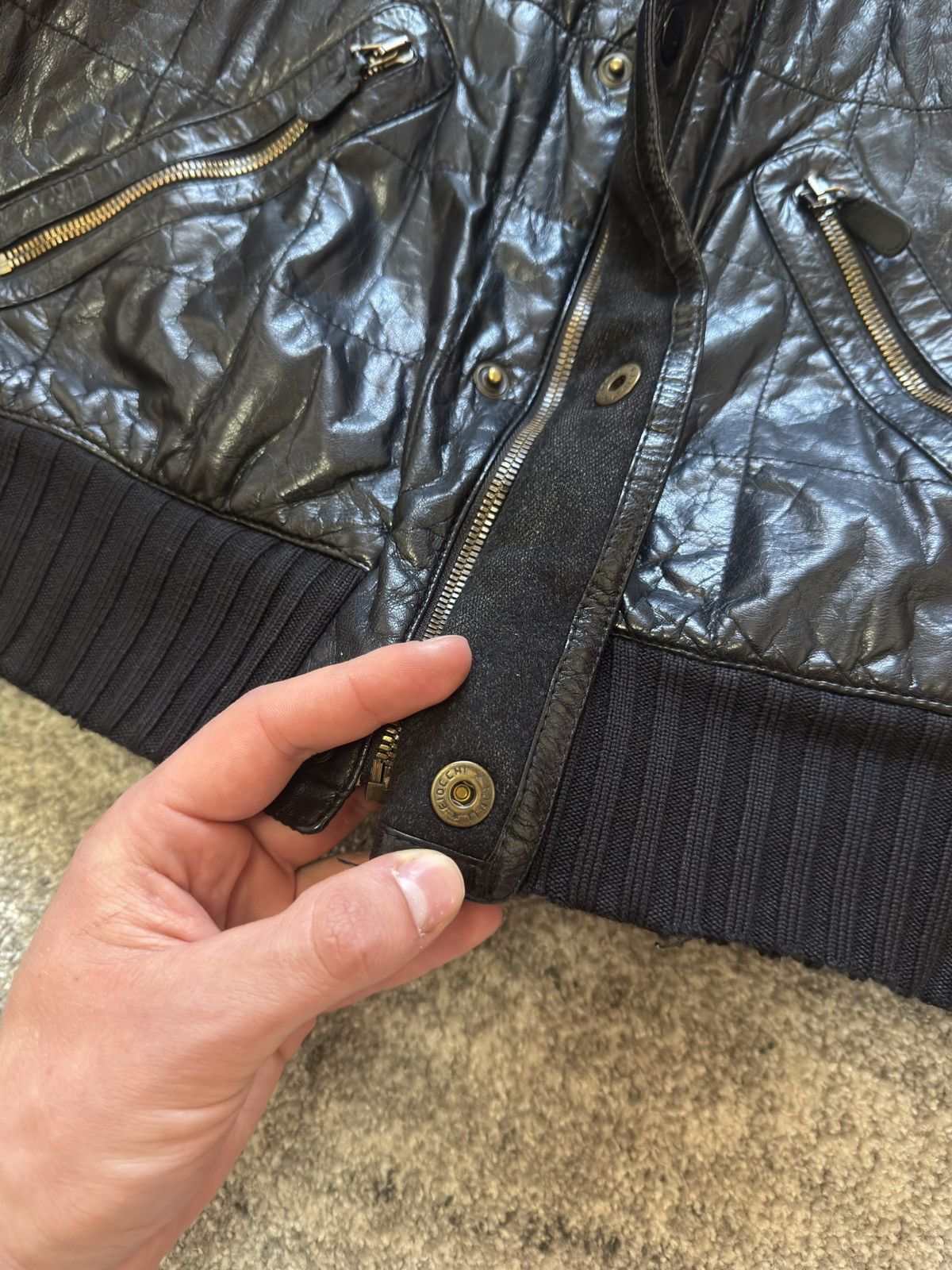 Gucci Gucci vintage leather jacket tom ford years Size US L / EU 52-54 / 3 - 6 Thumbnail