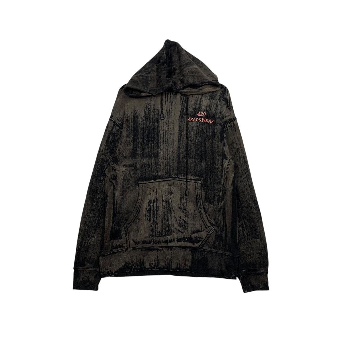Japanese Brand Sick! Trashed 420 HEADS WEAR Pullover Hoodies #2240-C99 Size US M / EU 48-50 / 2 - 1 Thumbnail