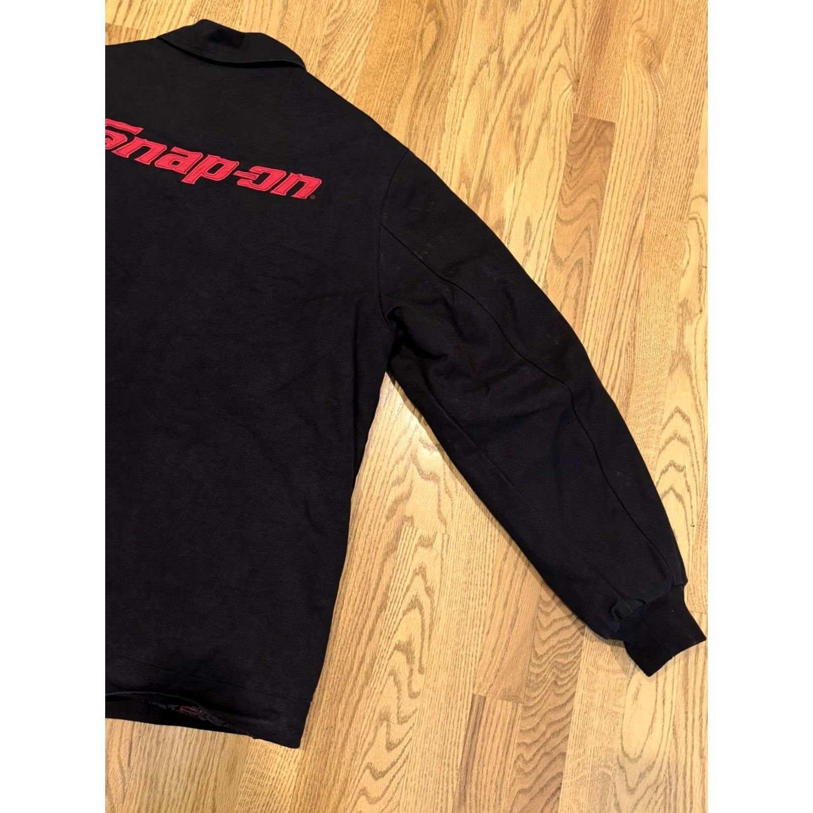 Vintage Dixxon Zip-Up Jacket Mens Large Quilt Lined Canvas Limited Edition Zip Pockets Embroidered Logo Black Canvas Work Jacket Hooded? Size US L / EU 52-54 / 3 - 5 Thumbnail