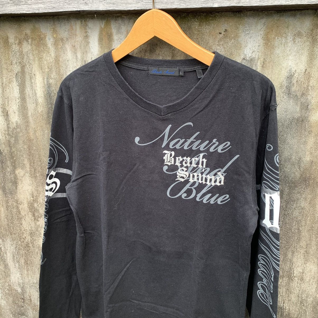 Japanese Brand JAPANESE Y2K GOTHIC POEM LONGSLEEVE BEACH SOUND Size US L / EU 52-54 / 3 - 4 Thumbnail