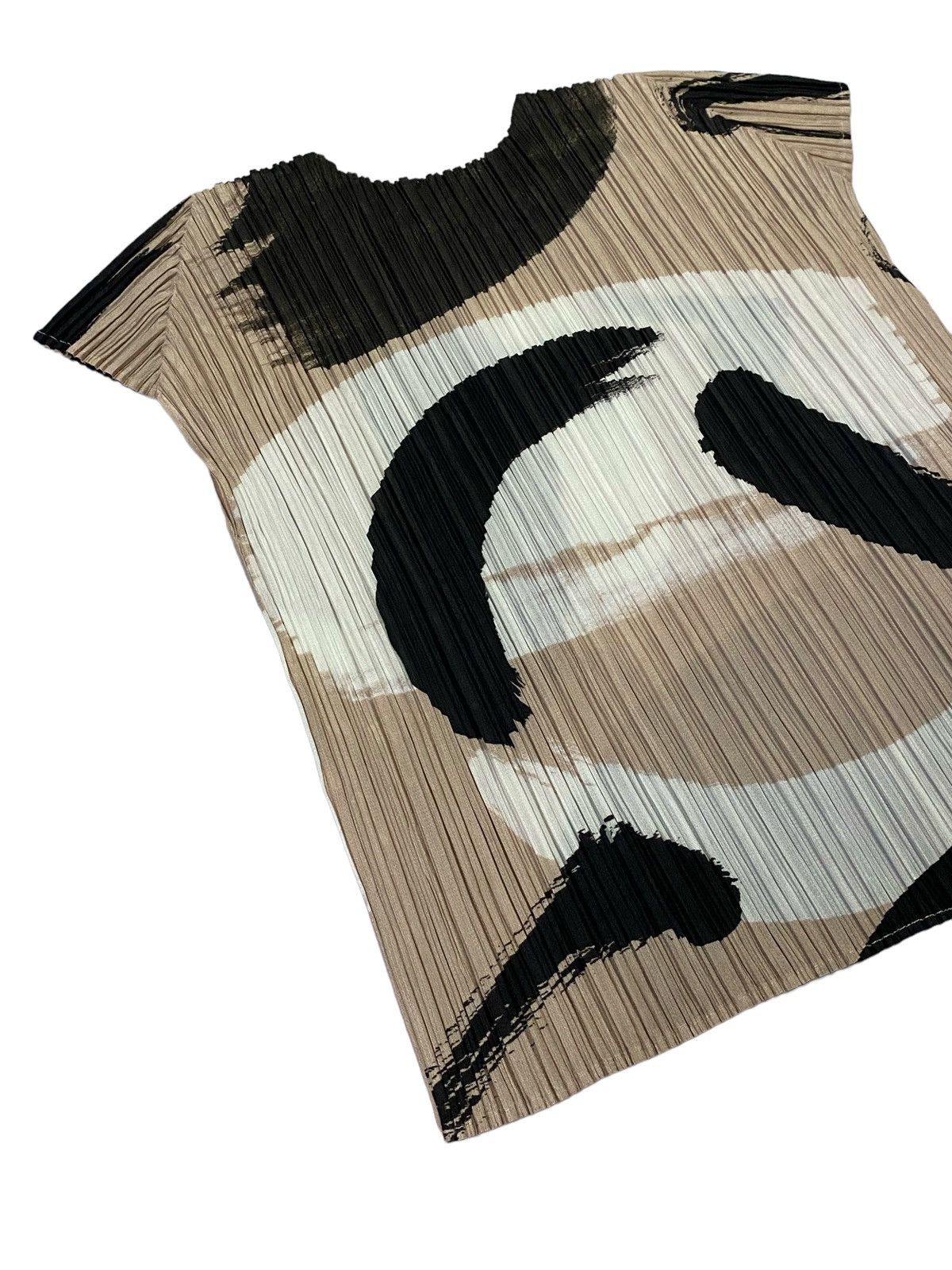 Pleats Please Issey Miyake Pleats Please Issey Miyake Pleated Abstract Print Plisse Top Size M / US 6-8 / IT 42-44 - 14 Thumbnail