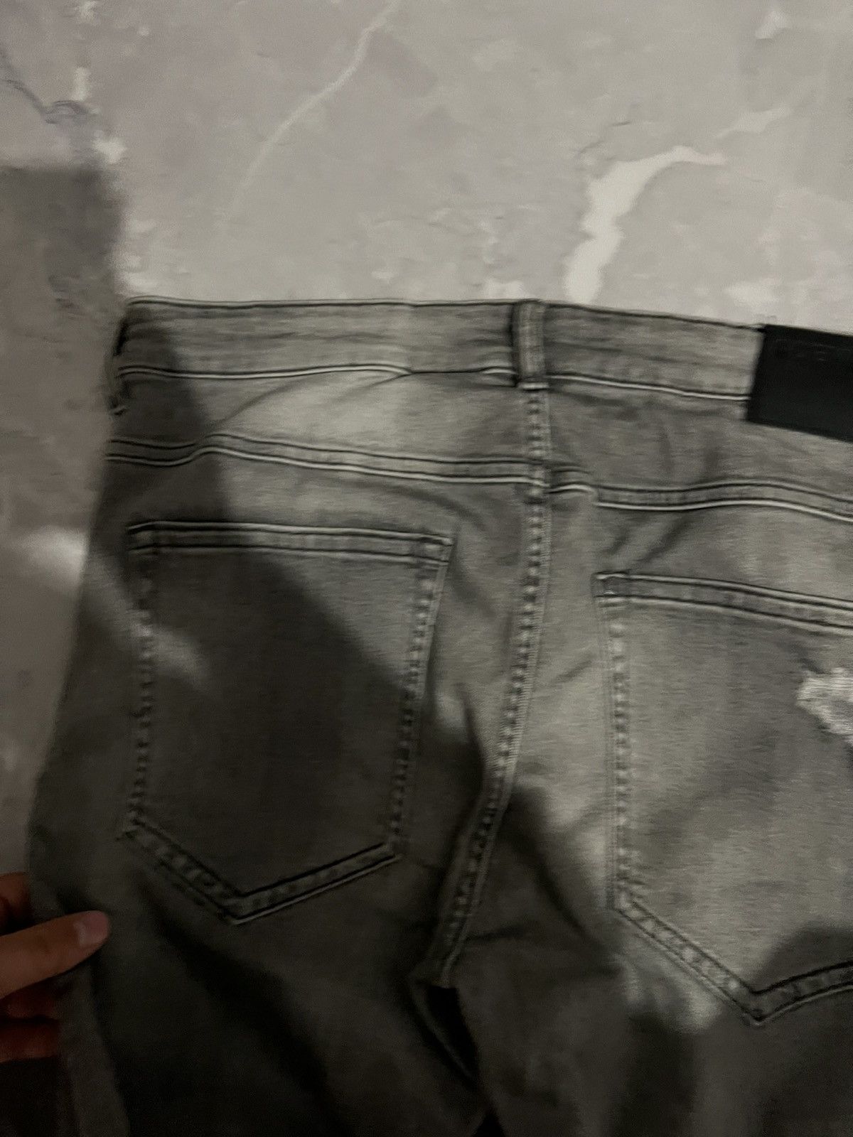 Vintage Skinny Japanese If Six Was Nine Style Jeans Faded 90 Size US 34 / EU 50 - 6 Thumbnail
