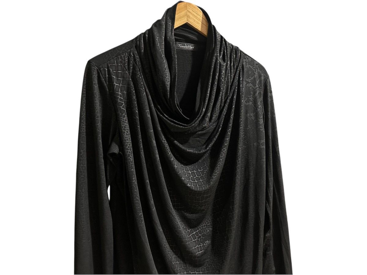 Tornado Mart 🔥Sick Y2K Tornado Mart Reptile Draped Asymmetric Ls Shirt Size US M / EU 48-50 / 2 - 2 Thumbnail