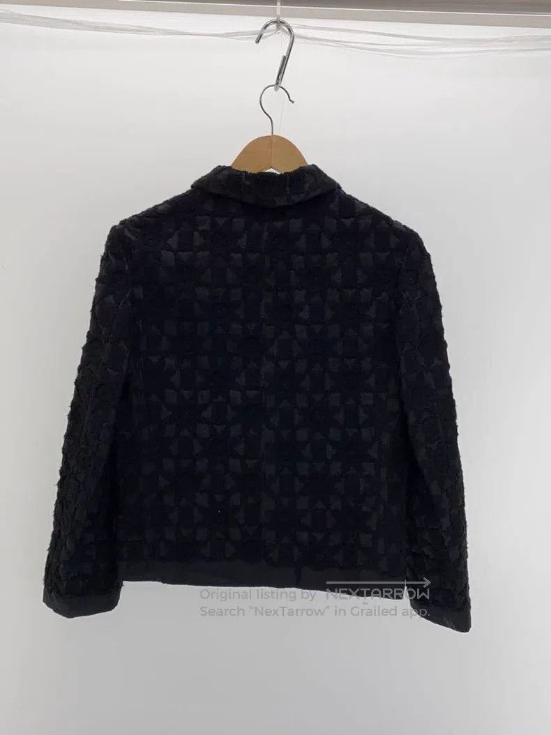 Comme des Garcons Comme Des Garcons Black Embroidered Long-sleeve Jacket Size S / US 4 / IT 40 - 2 Thumbnail