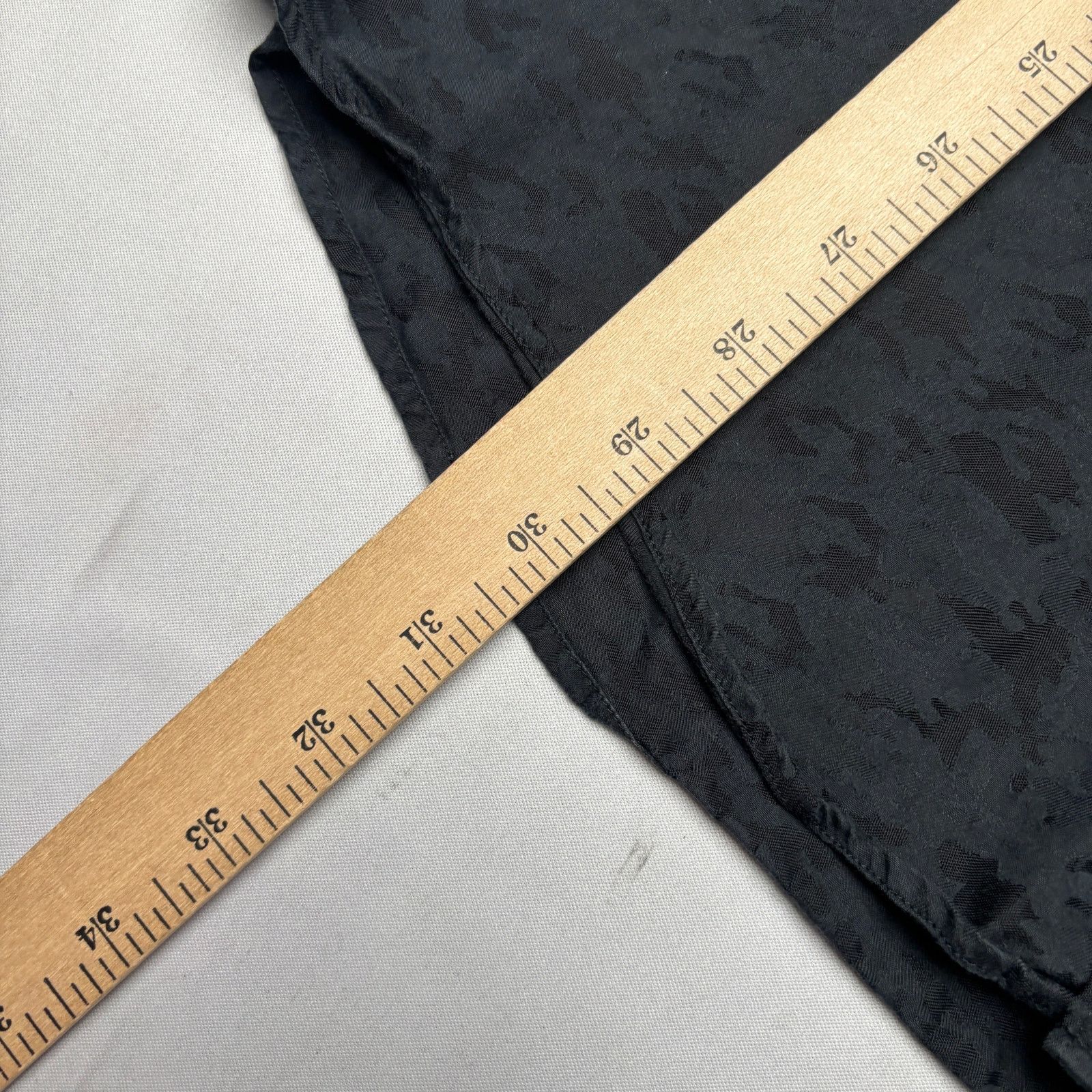 Versace VTG Versace Collection Black Jacquard Button Up Shirt 43/17 Size US L / EU 52-54 / 3 - 8 Thumbnail