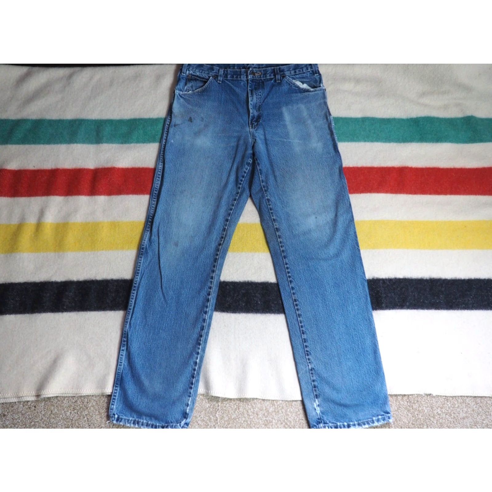 Dickies VTG Dickies Jeans 36x36 Blue Denim Mens Size US 36 / EU 52 - 2 Thumbnail