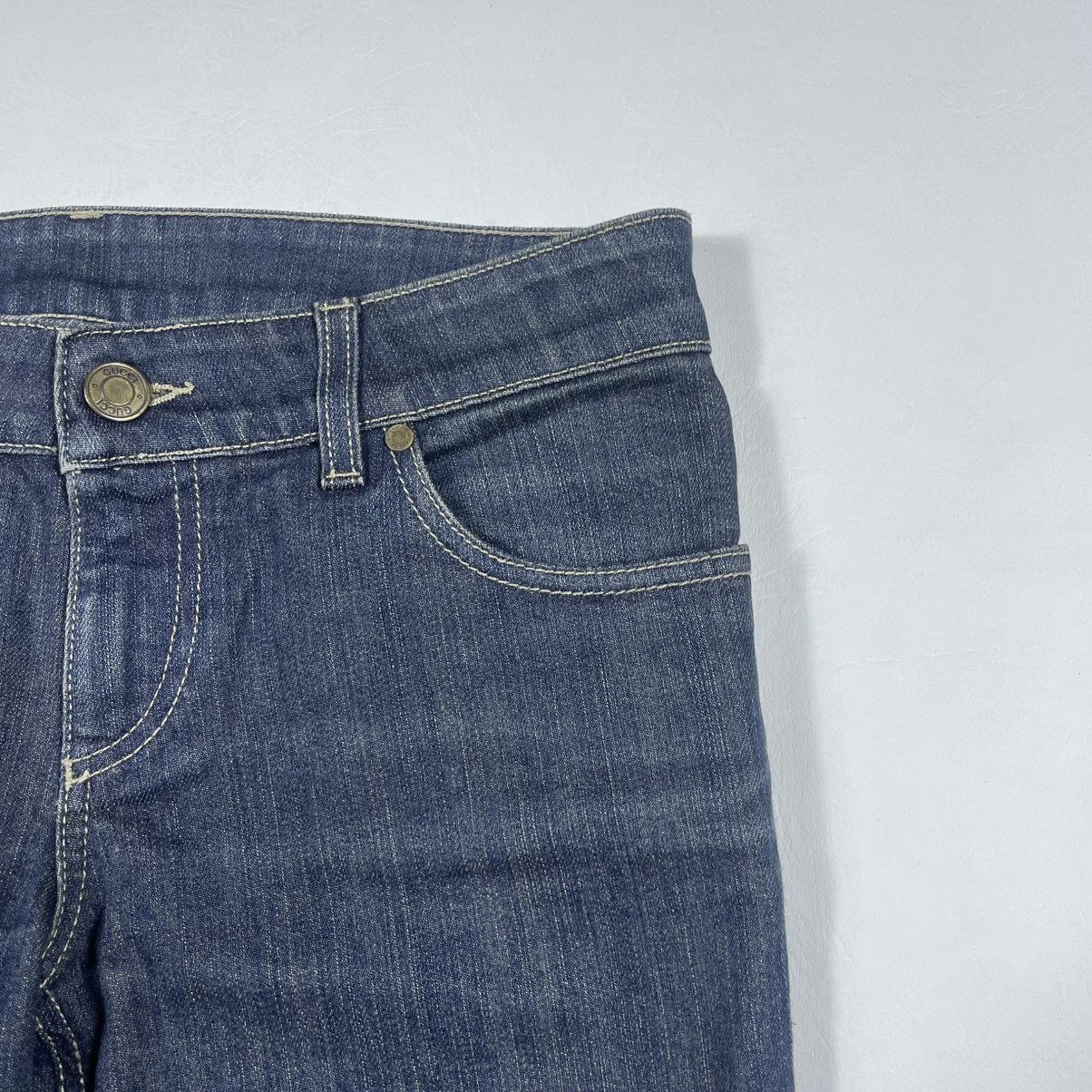 Gucci GUCCI DENIM PANTS BY FRIDA GIANNINI Size 27" / US 4 / IT 40 - 5 Thumbnail