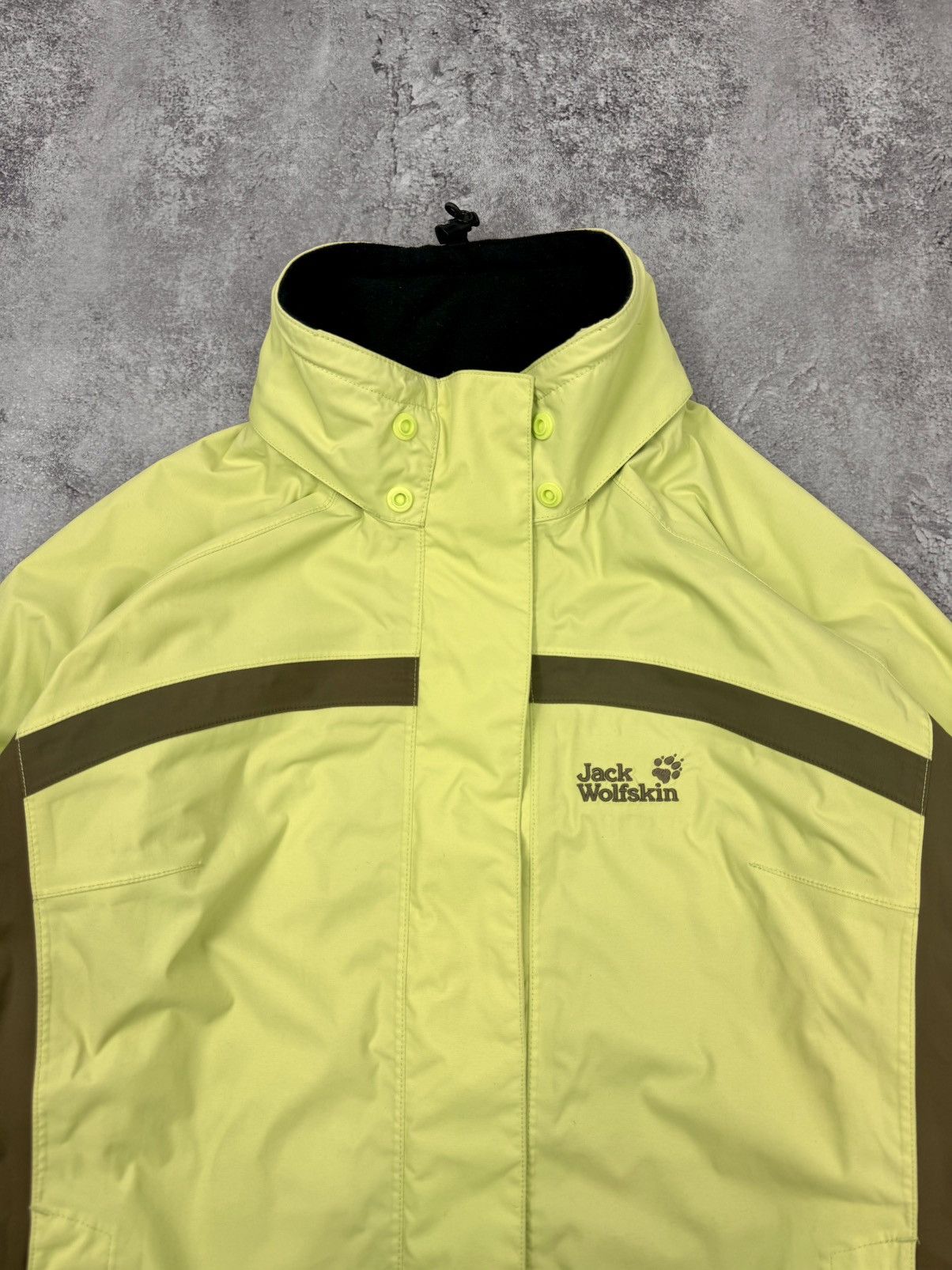 Jack Wolfskin Jack Wolfskin Women Outdoor Jacket Light Green Brown Size L / US 10 / IT 46 - 2 Thumbnail
