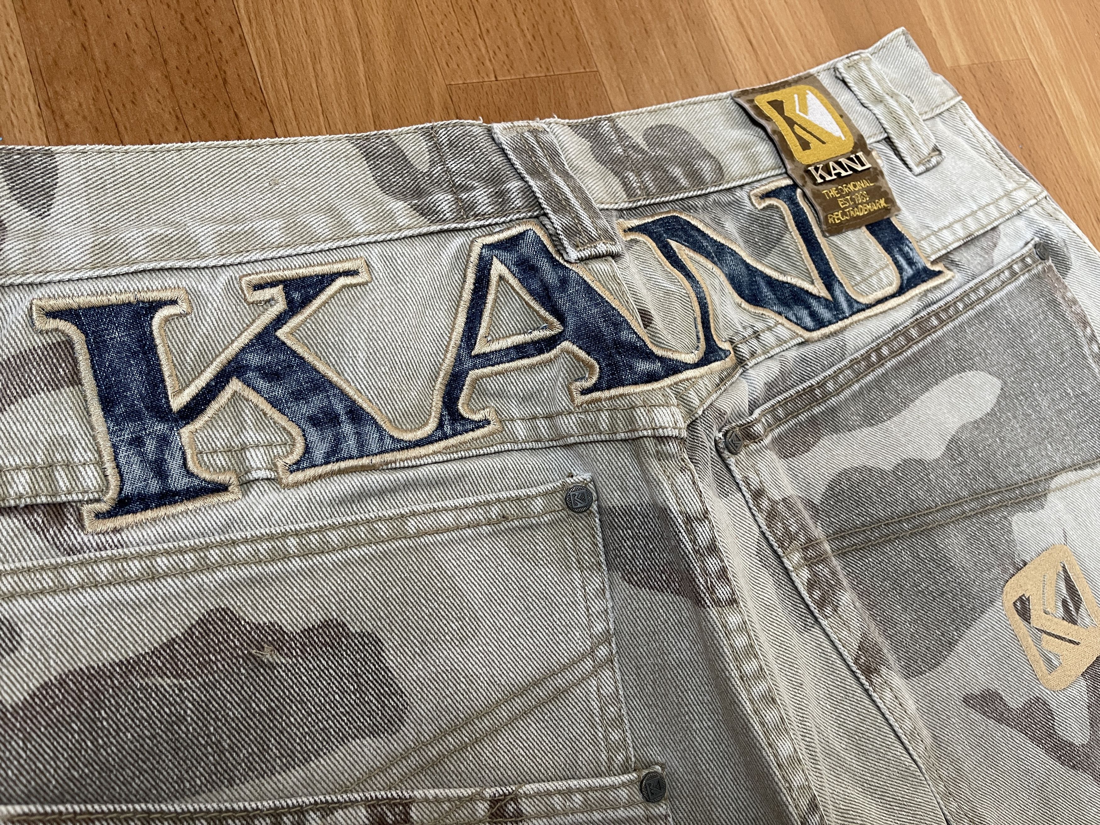 Karl Kani KARL KANI shorts, baggy, vintage Kani jeans 90s hip hop W 34 Size US 34 / EU 50 - 6 Thumbnail