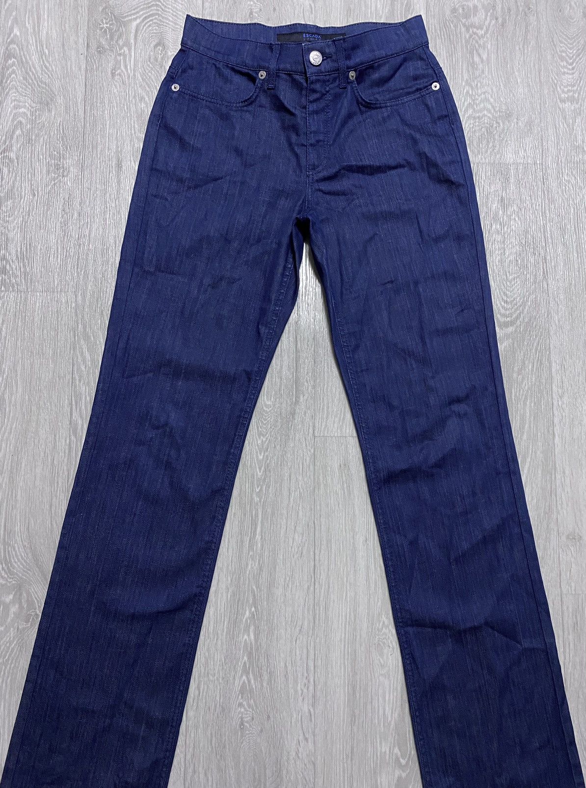 Escada Sport Women’s Escada Sport Navy Jeans Denim Embroidered Logo Tab Size 25" / US 0 / IT 36 - 4 Thumbnail