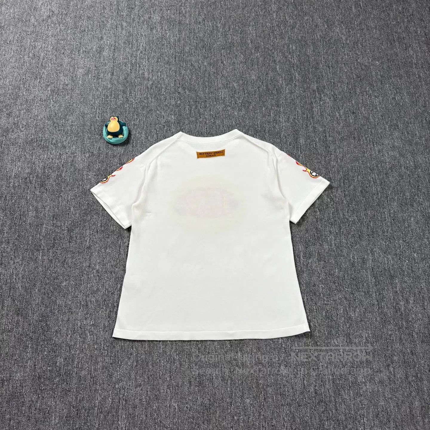 Louis Vuitton LV White Flame Slogan T-Shirt. Size S / US 4 / IT 40 - 2 Thumbnail