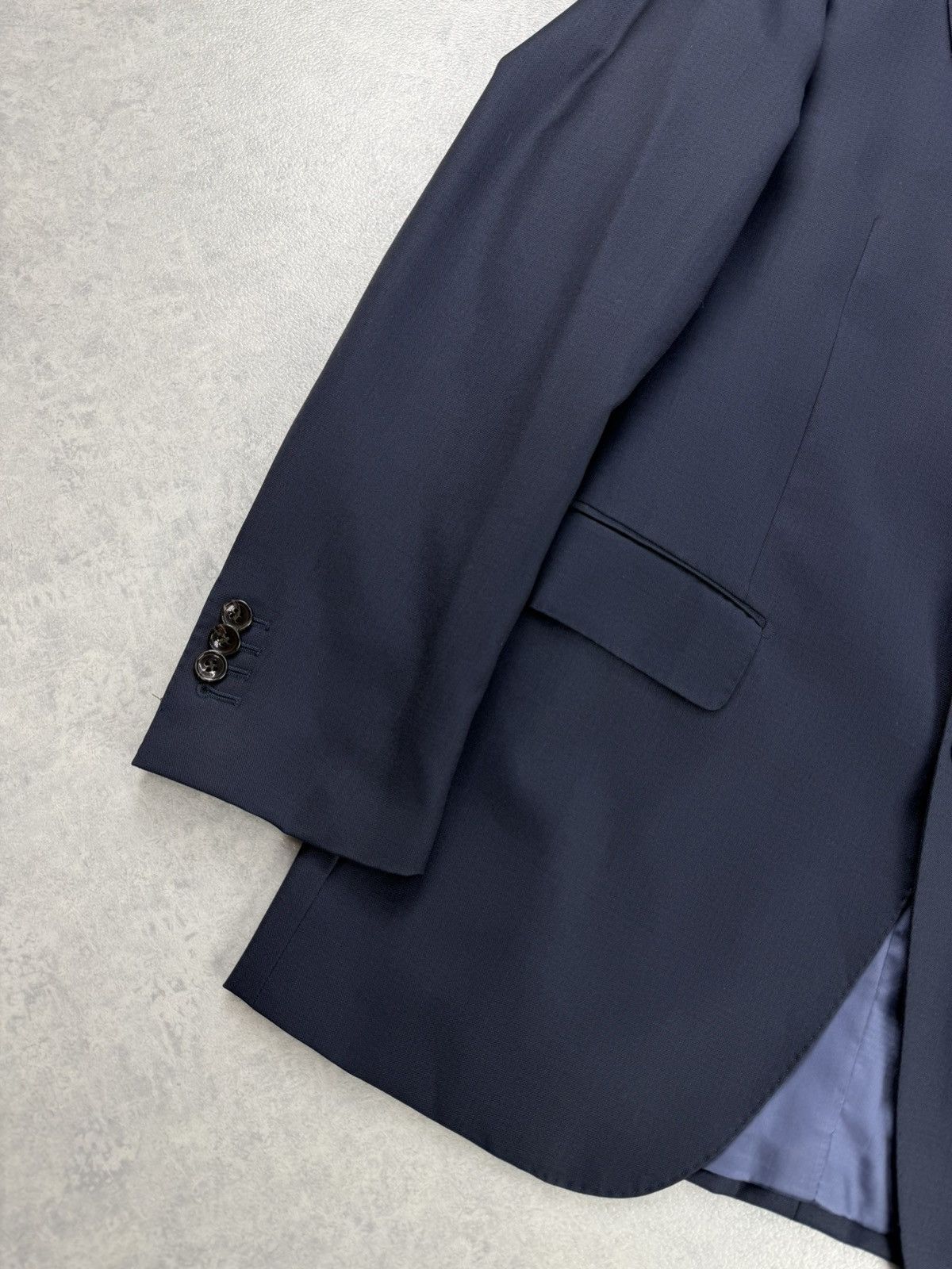 Suitsupply Suitsupply Blue Wool Blazer Super 110s Mens Size 40L - 3 Thumbnail