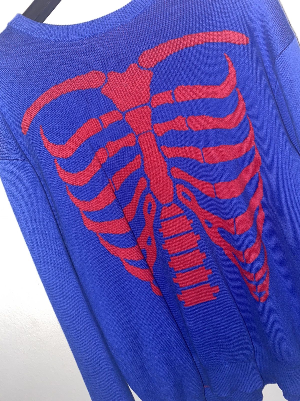 Supreme Supreme Blue Bones Sweater Size US XL / EU 56 / 4 - 2 Thumbnail