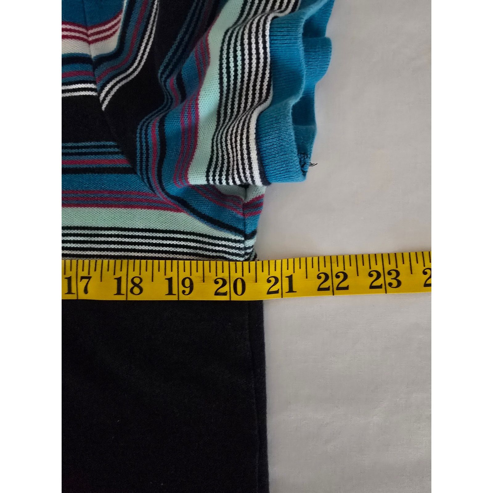 Original Penguin Penguin Polo Youth L Blue Striped Multicolor Collared Shirt Size L / US 10 / IT 46 - 10 Thumbnail