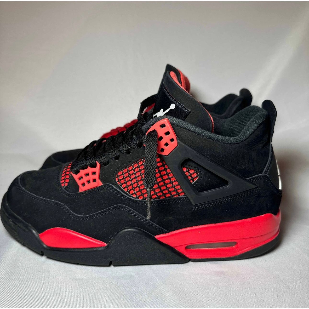 Jordan Brand × Nike Size 8 - Nike Air Jordan 4 Retro Red Thunder Men's Shoes Size US 8 / EU 41 - 8 Thumbnail
