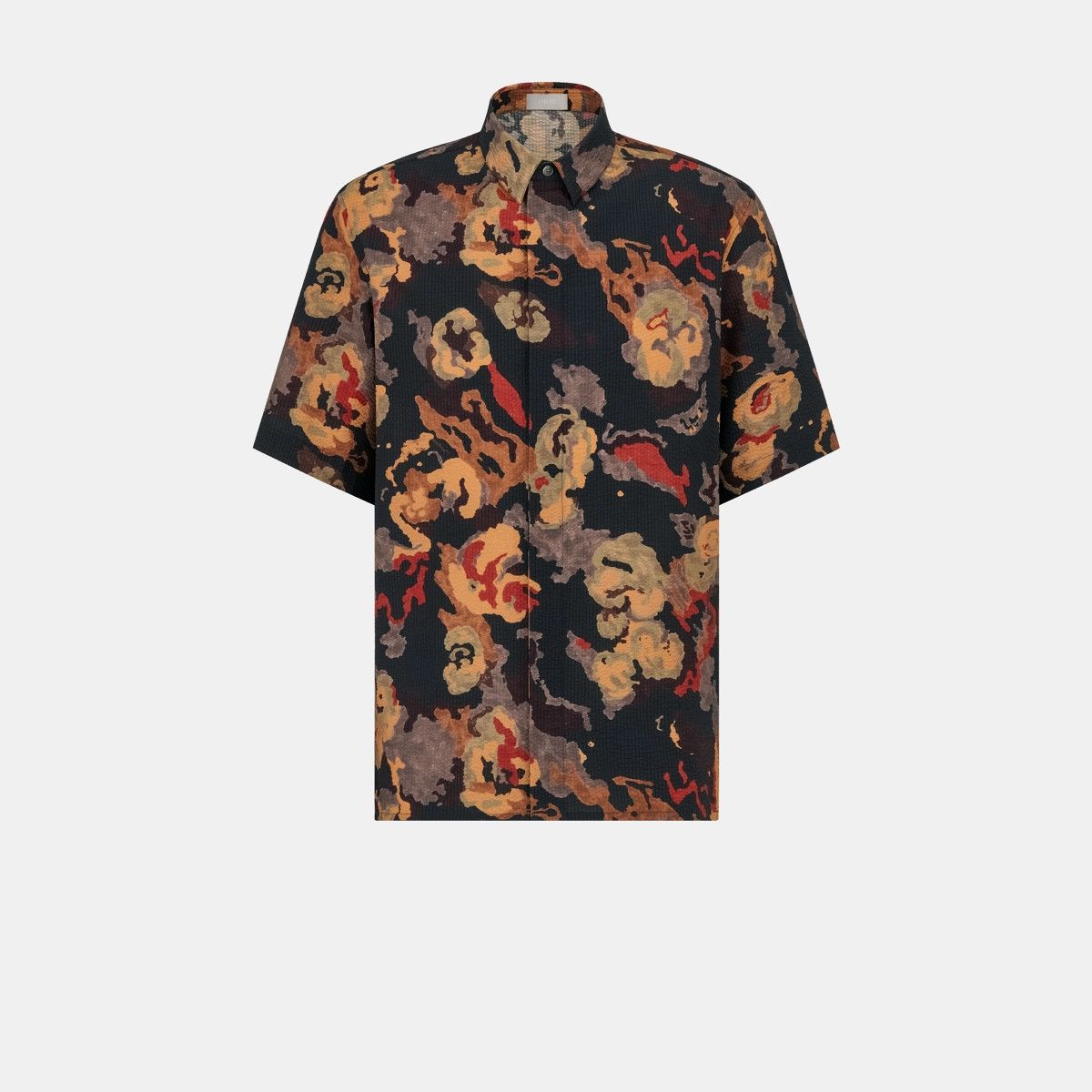 o1bcso1str1224 Charleston Short-Sleeved Shirt in Black