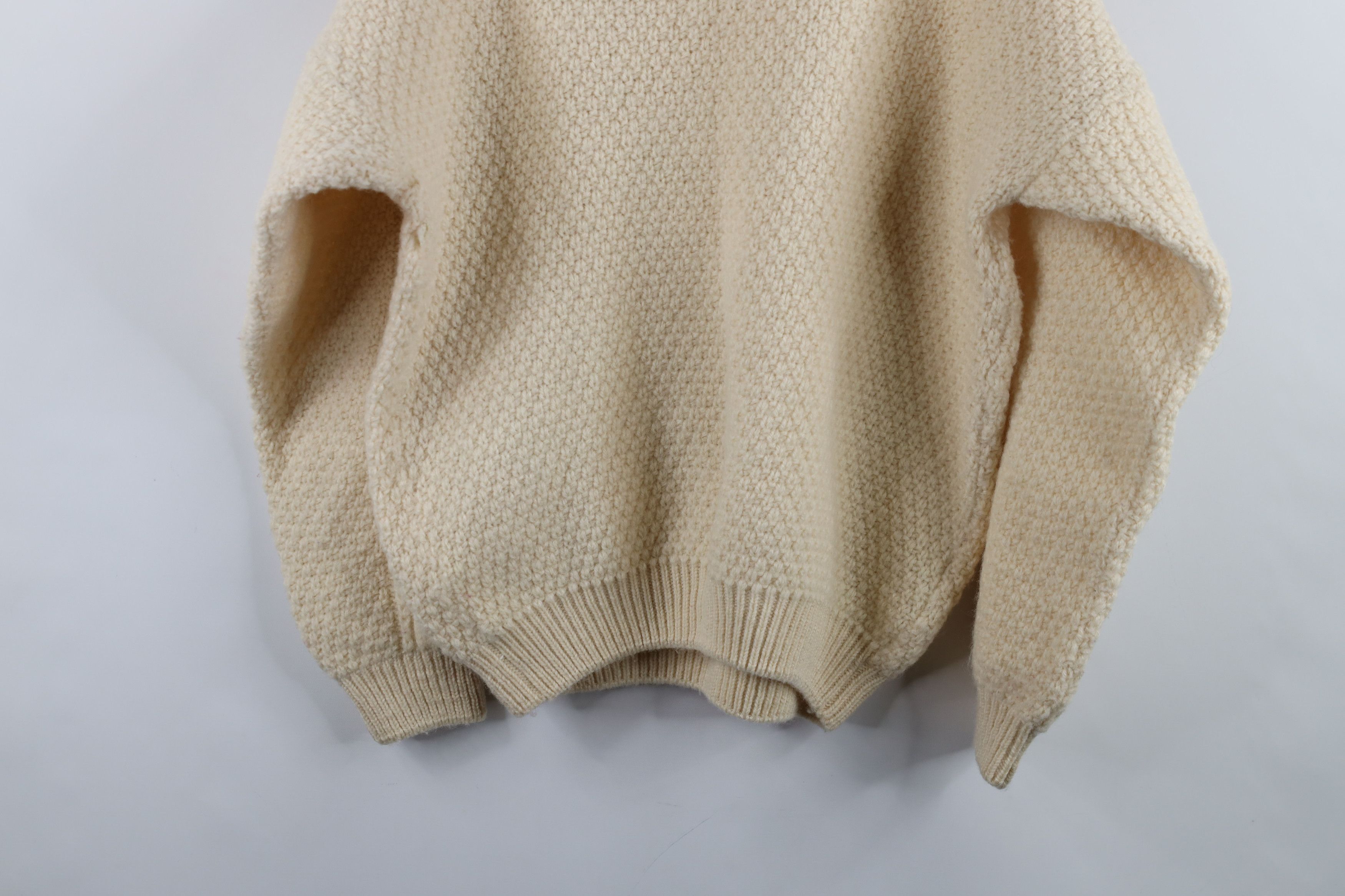 Vintage Vintage 90s Streetwear Chunky Cable Knit Fisherman Sweater Size M / US 6-8 / IT 42-44 - 9 Thumbnail