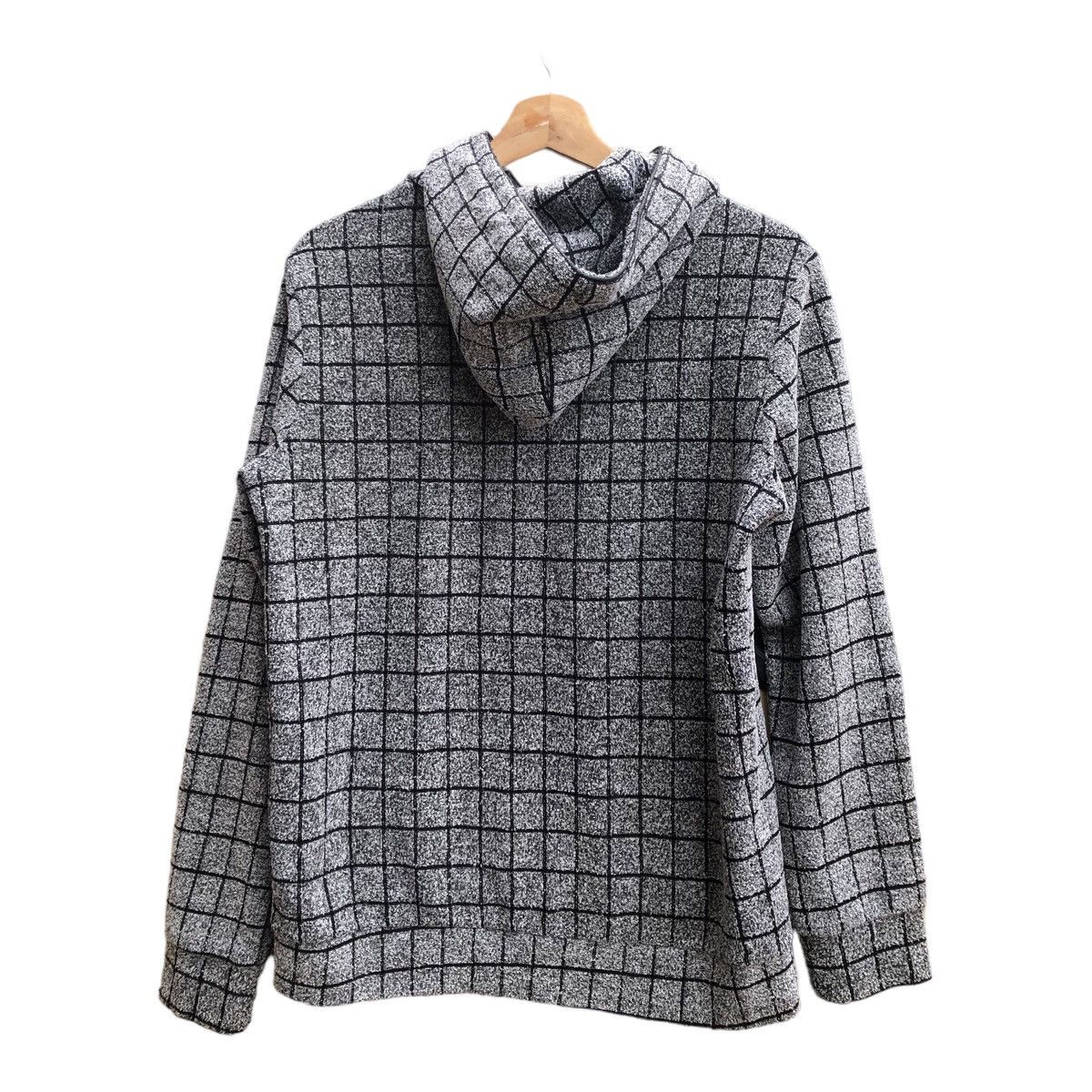 If Six Was Nine × Le Grande Bleu (L.G.B.) × semanticdesign Semantic Design Sweatshirt Checkered Hoodie Size US M / EU 48-50 / 2 - 2 Thumbnail
