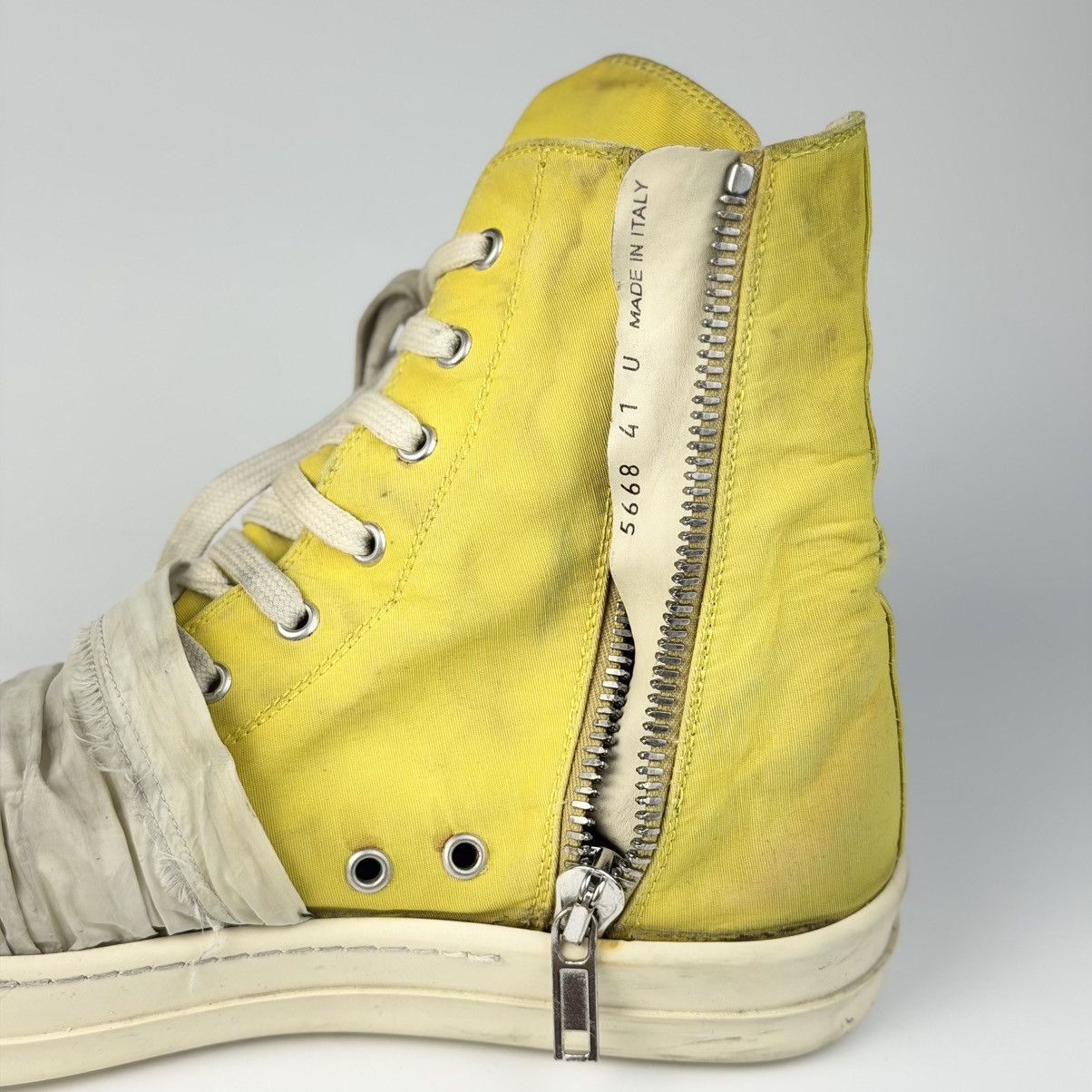 Rick Owens Drkshdw Rick Owens Hustler Ramones High Size US 8 / EU 41 - 13 Thumbnail