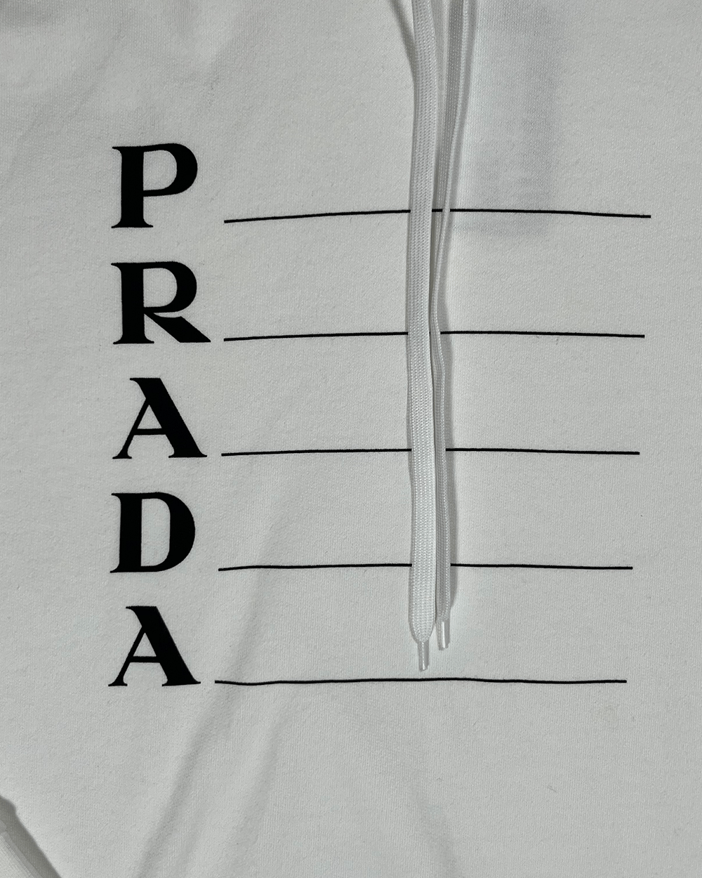 Prada Prada Raf Miuccia white hoodie M Size US M / EU 48-50 / 2 - 3 Thumbnail