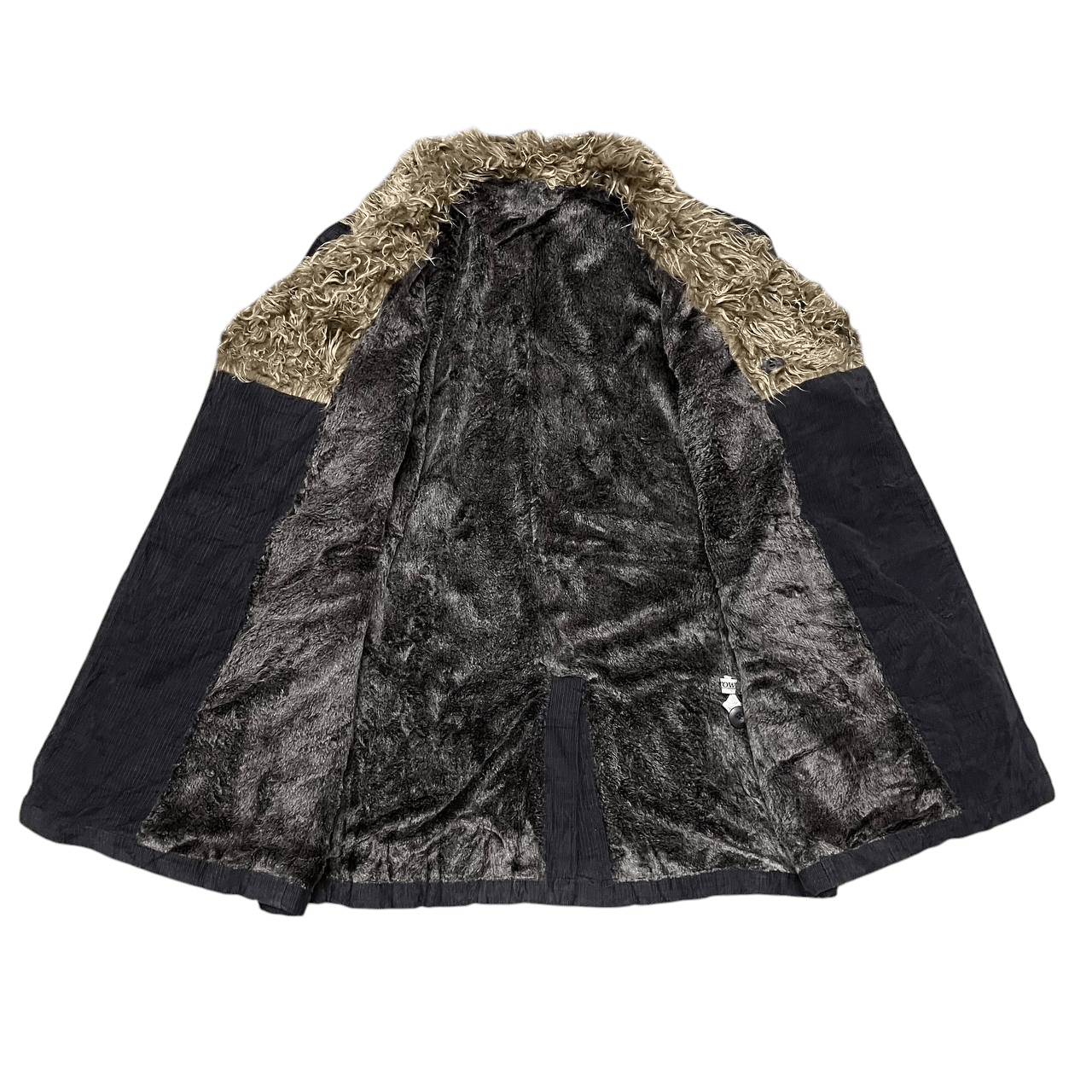 In The Attic Vintage In The Attic Corduroy Fur Coat Jacket Size US M / EU 48-50 / 2 - 5 Thumbnail