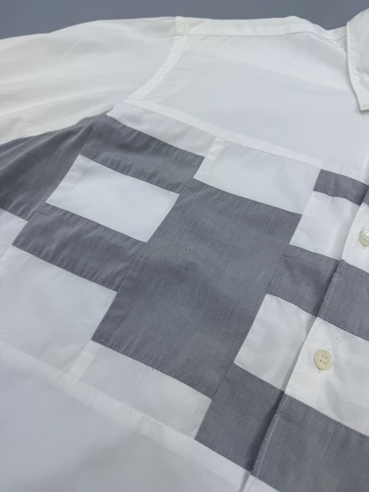 Comme des Garcons SHIRT 🔥Archive🔥 90s Comme des Garcons SHIRT Patchwork Baggy Shirt Size US S / EU 44-46 / 1 - 4 Thumbnail