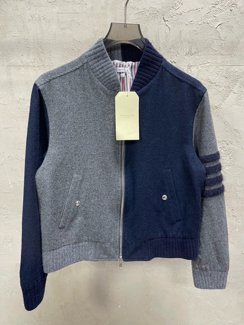 Thom Browne Thom Browne Wool zip jacket Size US XS / EU 42 / 0 - 6 Thumbnail