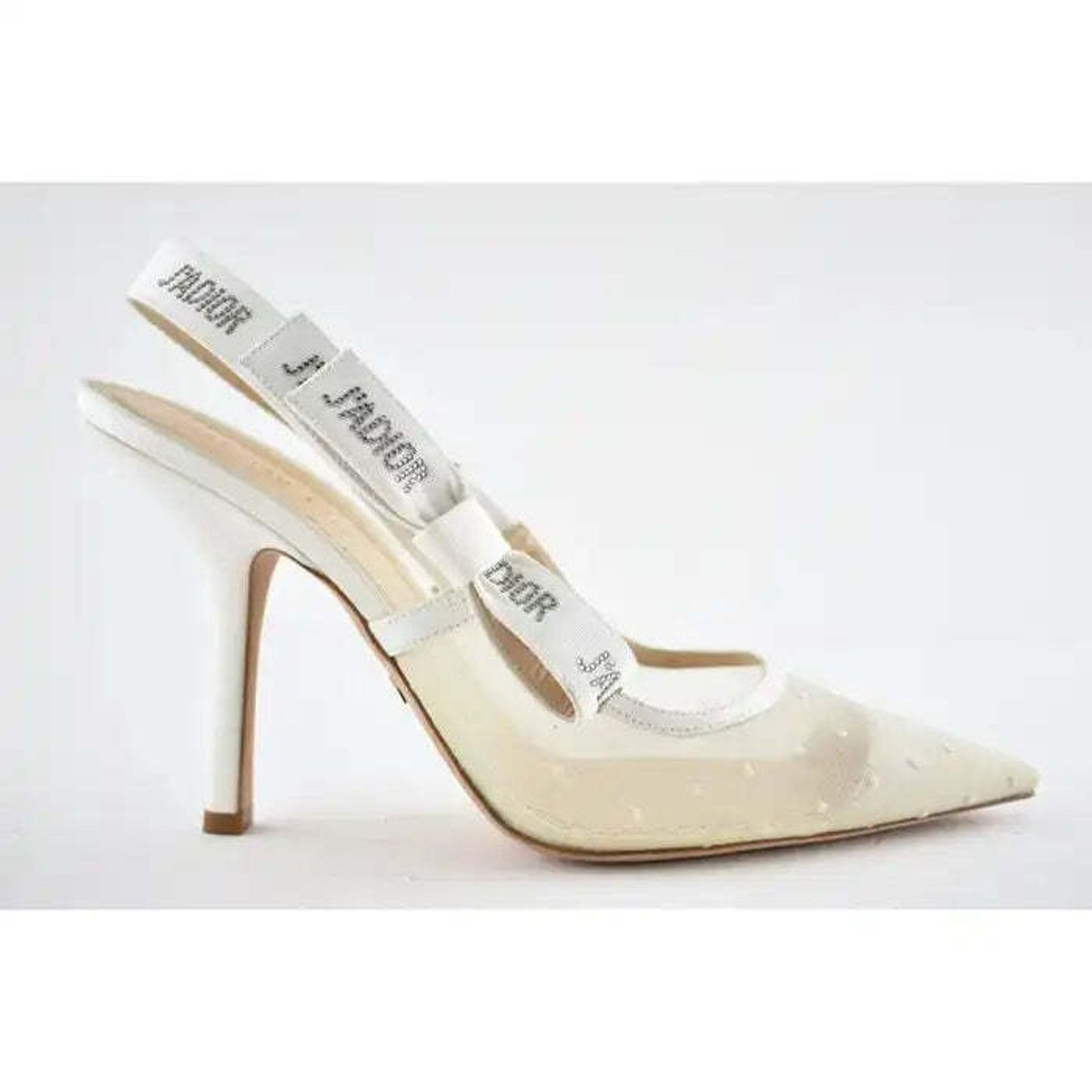 Dior Dior Jadior Crystal Ribbon Slingback Sandal Heel Pump 42 Size US 12 / IT 42 - 2 Thumbnail