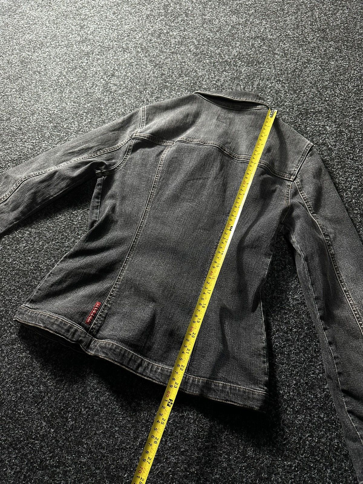 Miss Sixty × Vintage 🚨Miss Sixty Y2K Vintage Denim Zip Racing Jacket Size XL / US 12-14 / IT 48-50 - 9 Thumbnail
