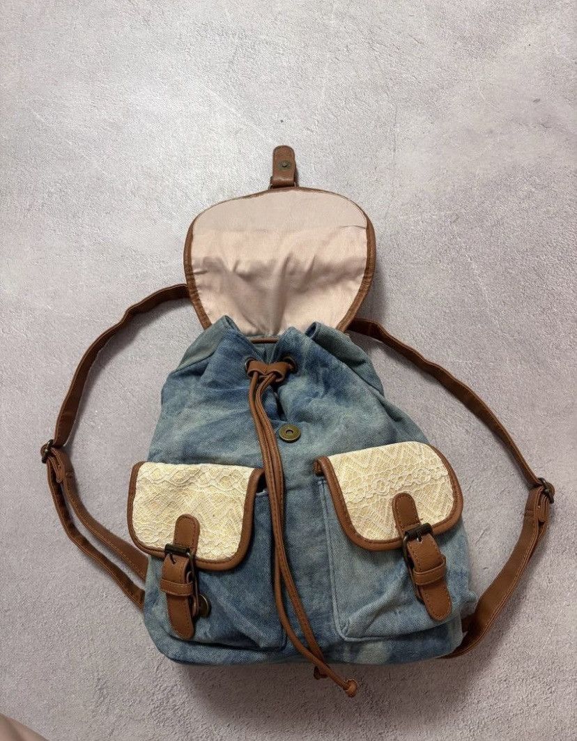 Vintage Diesel Style vintage avant garde distressed backpack Size ONE SIZE - 3 Thumbnail