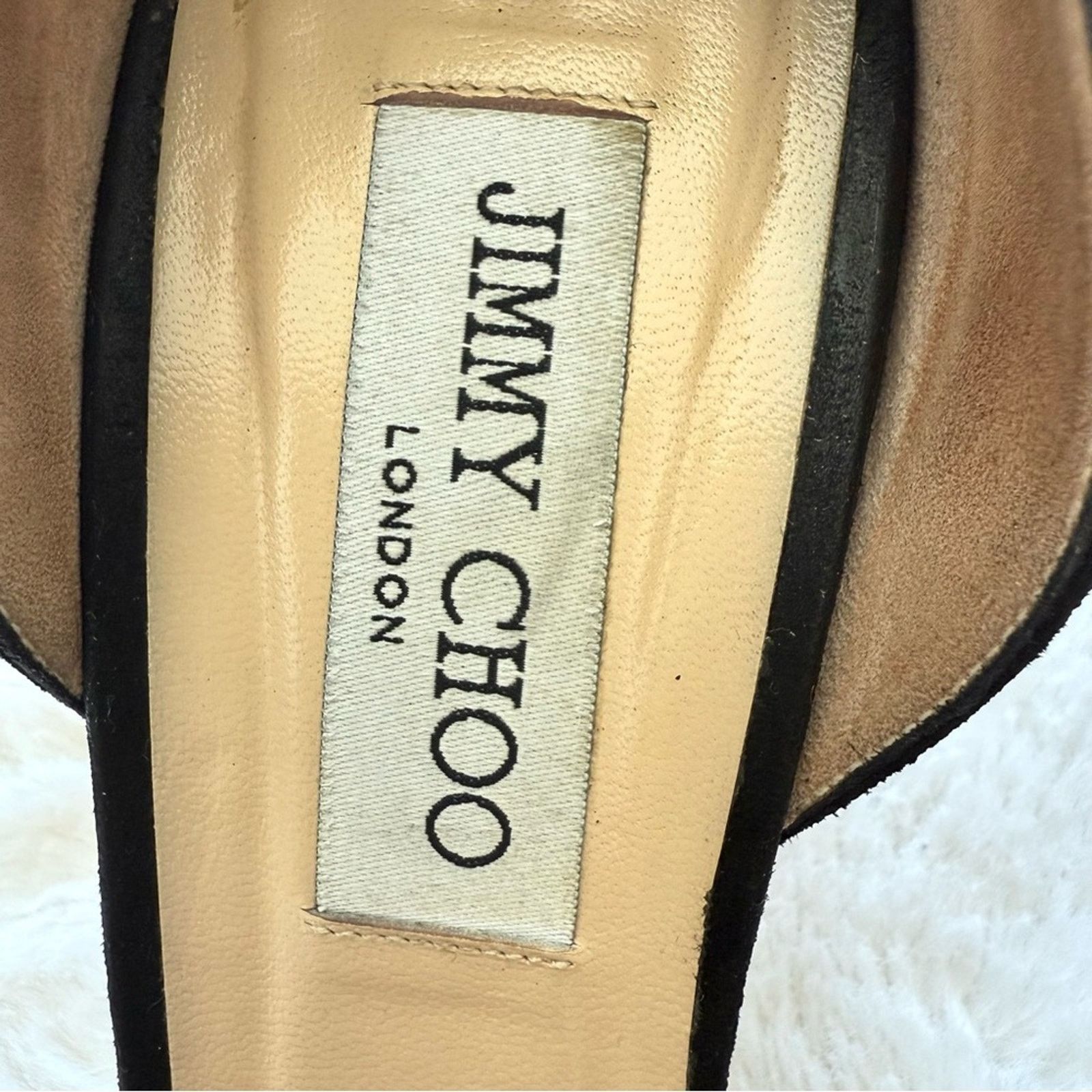 Jimmy Choo Jimmy Choo suede evening shoes women size 38 Authentic Size US 8 / IT 38 - 3 Thumbnail