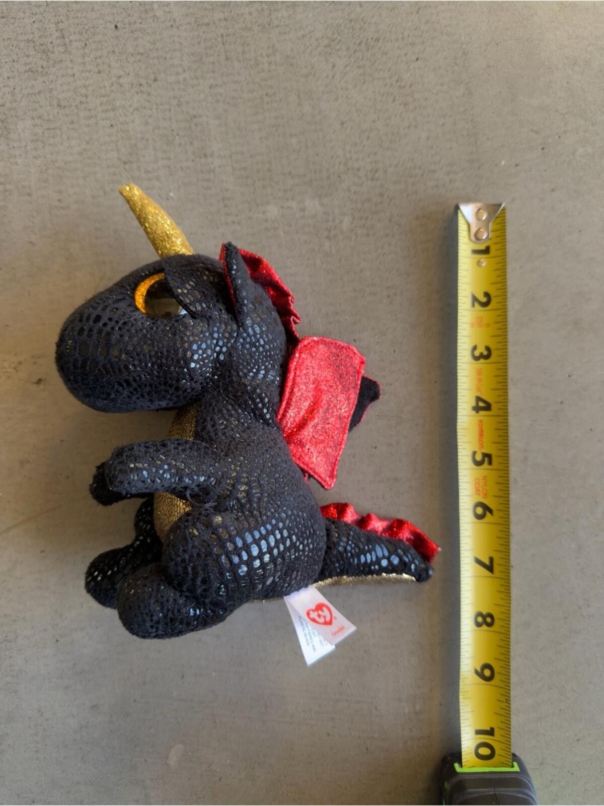 Tyler The Creator Ty Beanie Boo / Dragon Unicorn Plush / Red Black Size ONE SIZE - 8 Thumbnail