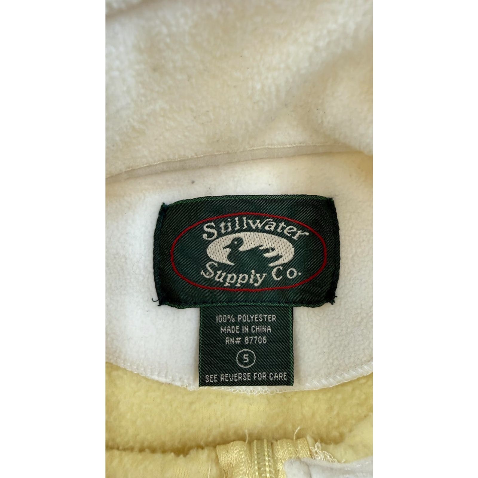 Vintage Cabela's Vest Womens Small Yellow Fleece Full Zip Pockets Outdoor Lightweight Size S / US 4 / IT 40 - 3 Thumbnail
