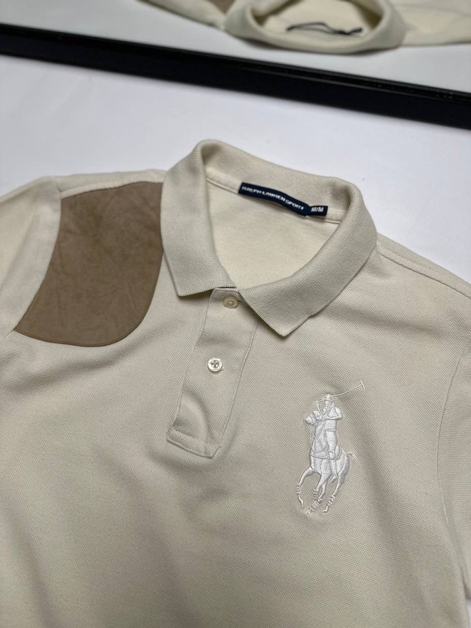 Polo Ralph Lauren 00s Vintage Womens Polo Ralph Lauren With Leather Detail Size M / US 6-8 / IT 42-44 - 3 Thumbnail