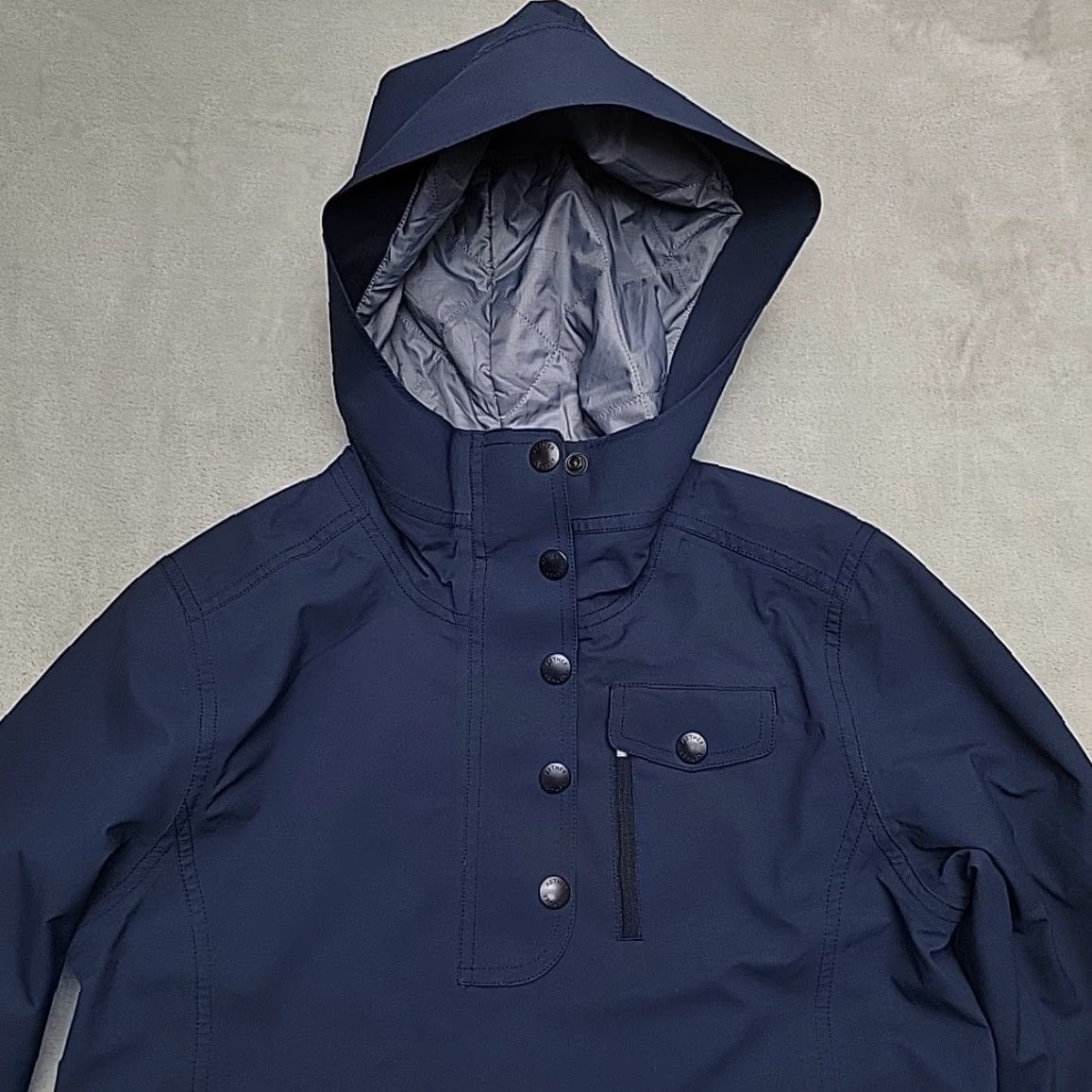 Vintage Aether Jacket Womens Size 2 Small Blue Insulated Quilt Lined Anorak Hooded Shell Size XS / US 0-2 / IT 36-38 - 3 Thumbnail